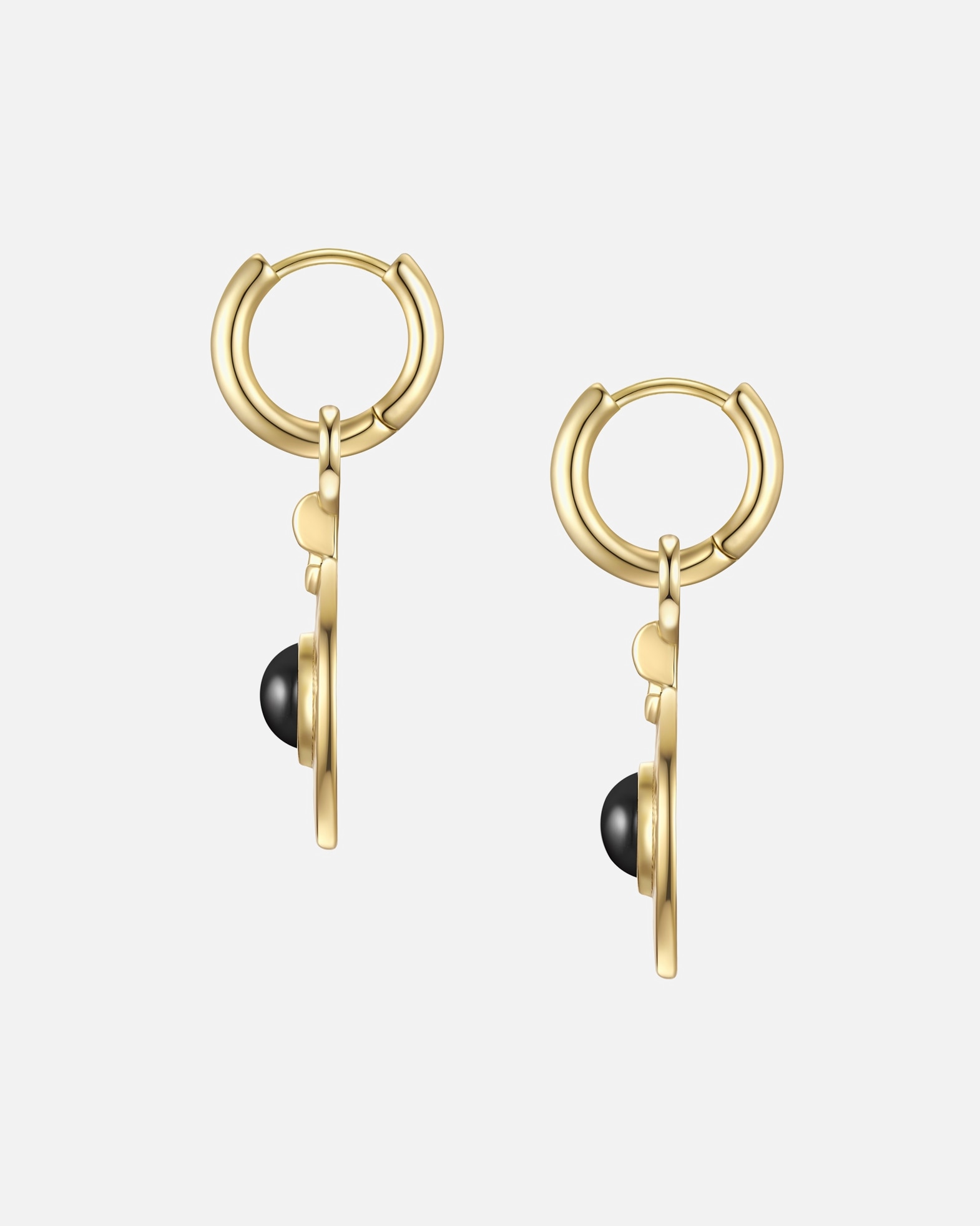 Créoles for FemmeYokoamiiBoucles d´oreilles en Alliage de fer en Or jaune45,1 mm