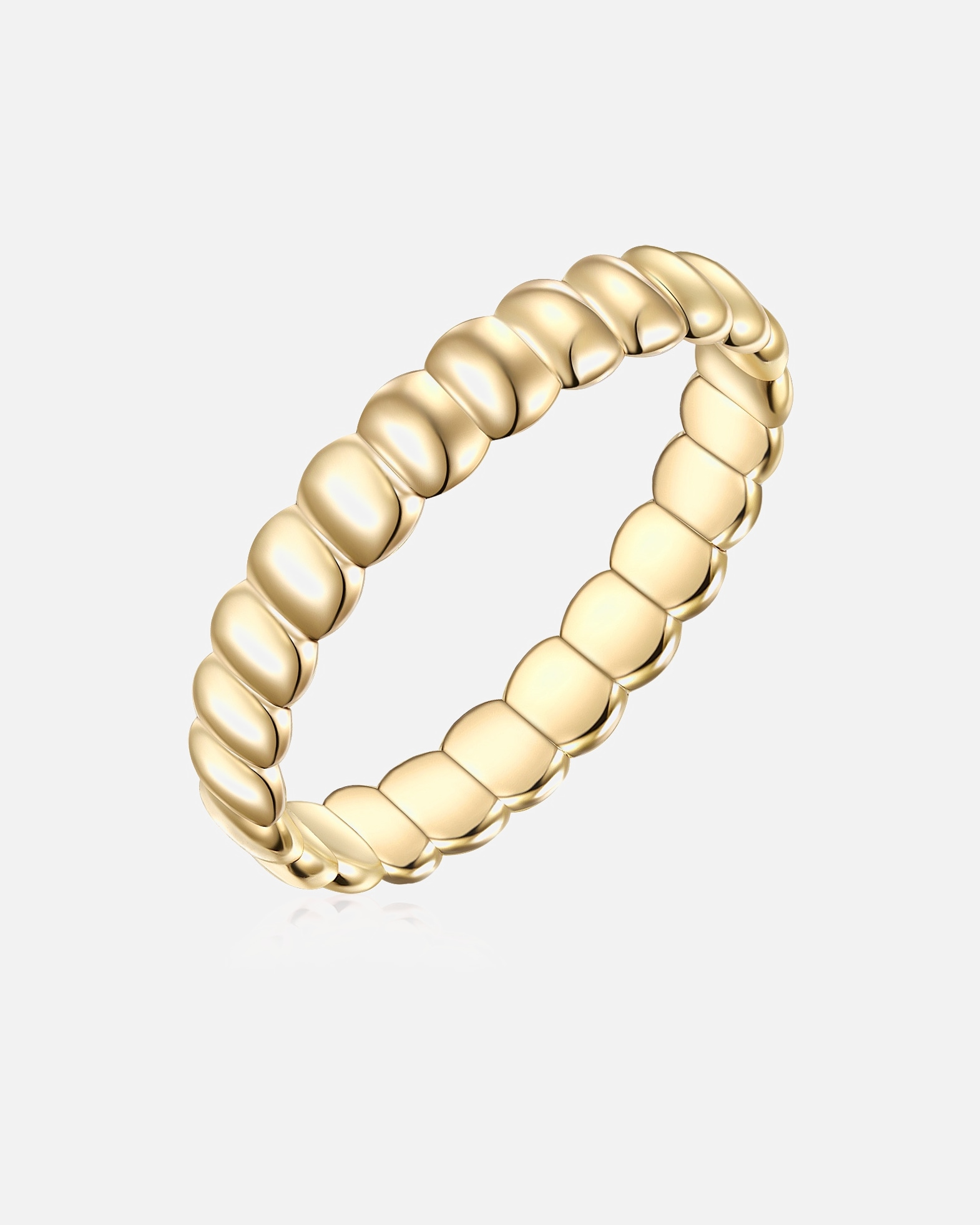 Bague for FemmeGlanzstücke MünchenBague en argent Argent sterling Oxyde de zirconium (CZ) en Or jaune50