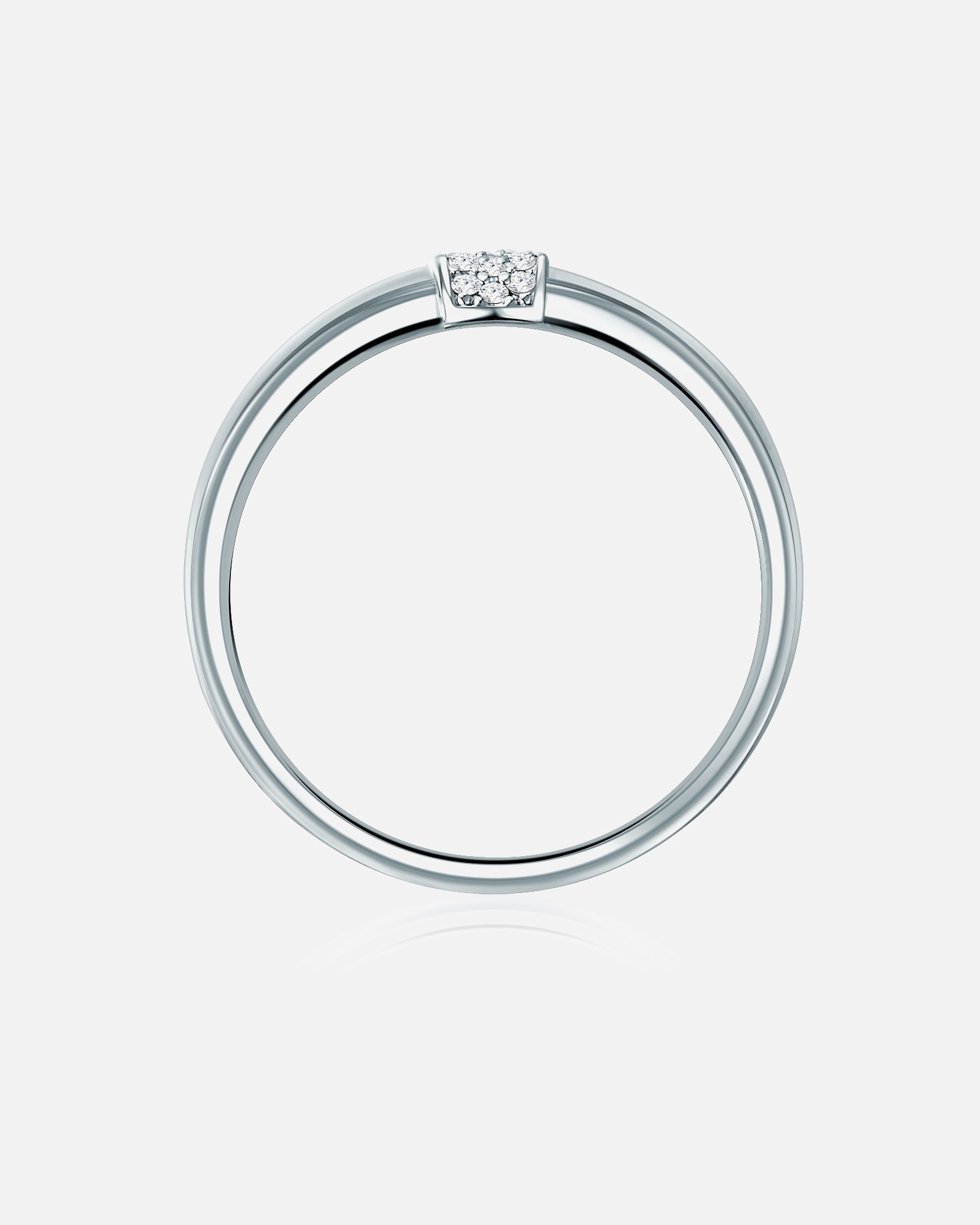 Bague for FemmeTrilaniBague en argent Argent sterling Oxyde de zirconium (CZ) en Argent52