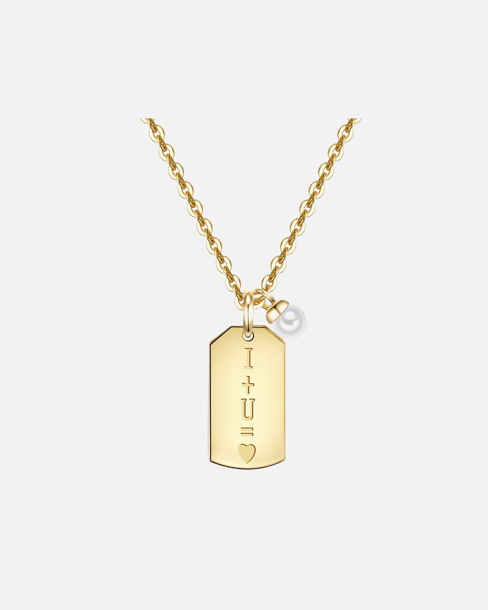 Collier for FemmeCollier en argent Argent sterling Perle de culture d'eau douce en Or jaune45,0 cm Basiskette + 5,0 cm Verlängerung