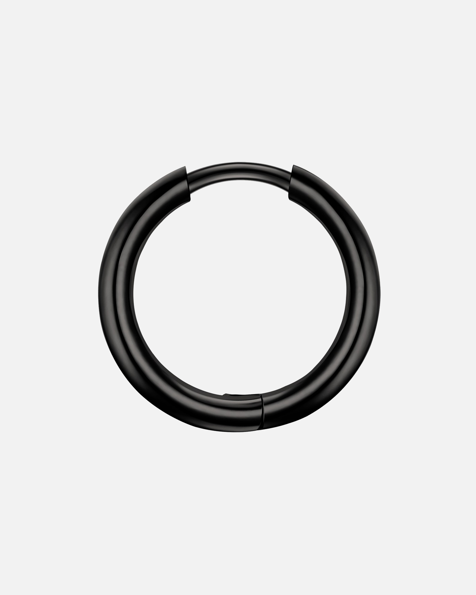 Créoles for HommeTrue RebelsBoucles d´oreilles en Acier inoxydable en Noir15,1 mm