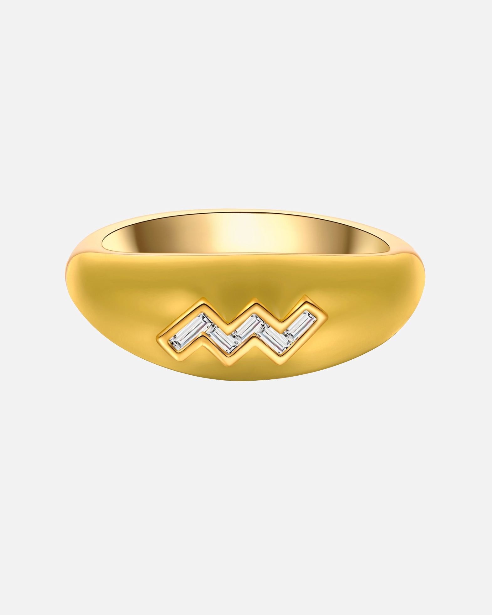 Bague for FemmeGlanzstücke MünchenBague Zodiaque Verseau en Argent sterling en Or jaune48