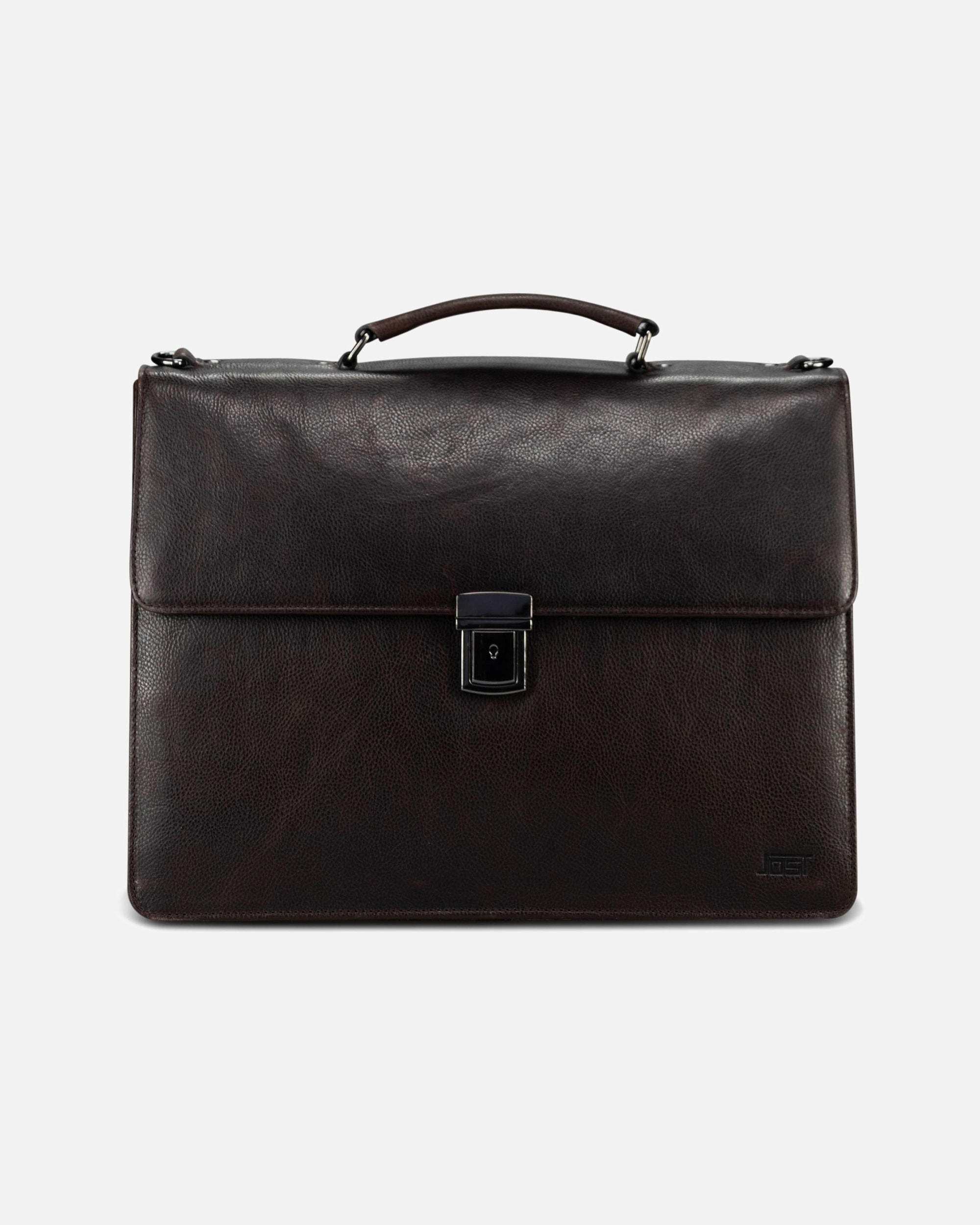 Sac pour ordinateur portable for HommeJostLondon Attaché-case Cuir véritable 40 cm Compartiment ordinateurbrown