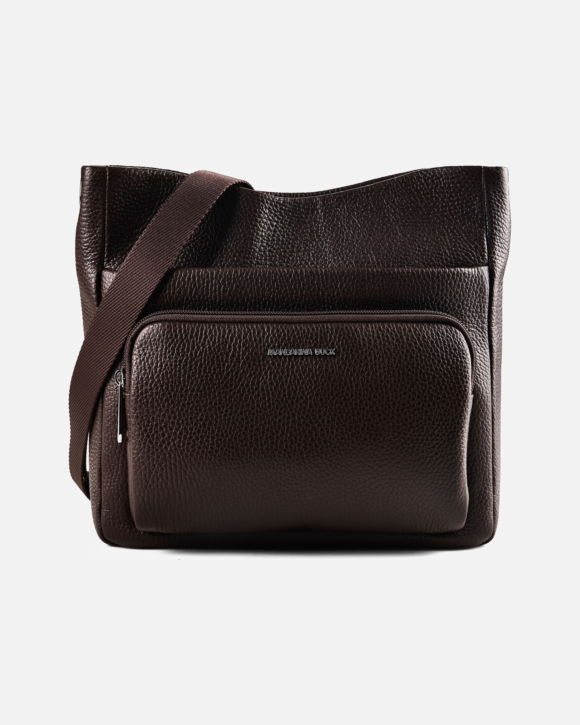 Tasche für Weiblich Mandarina Duck Mellow Leather Umhängetasche espresso