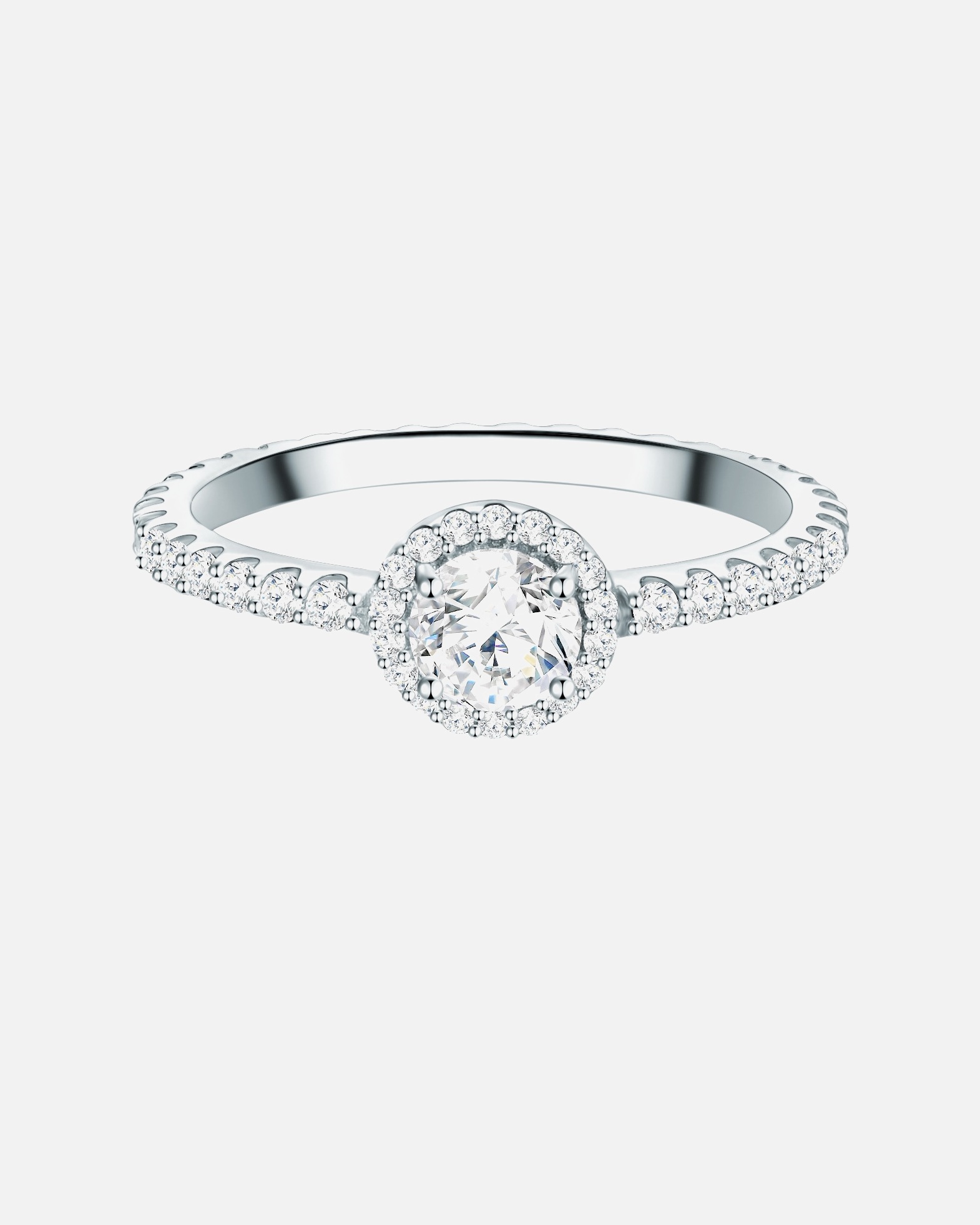 Bague for FemmeTrilaniBague en argent Argent sterling Oxyde de zirconium (CZ) en Argent54