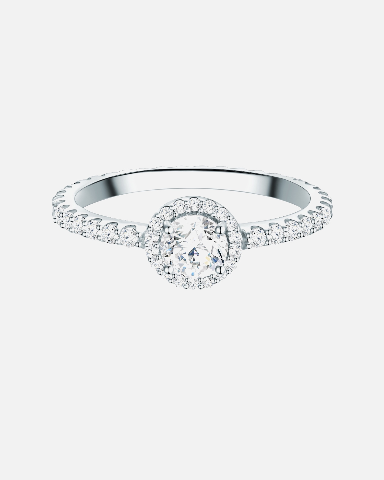 Bague for FemmeTrilaniBague en argent Argent sterling Oxyde de zirconium (CZ) en Argent56