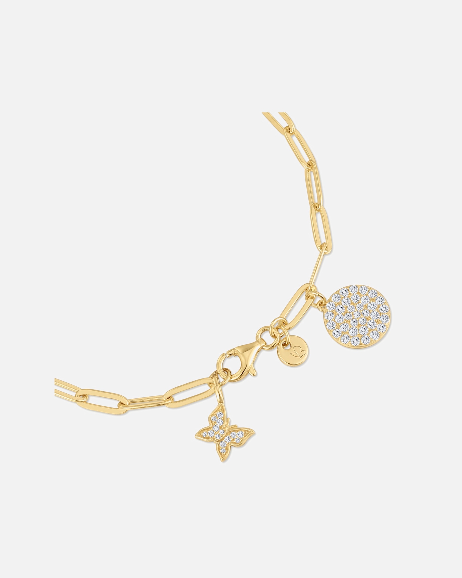 Bracelet for FemmeGlanzstücke MünchenBracelet en Argent sterling en Or jaune19,0 cm