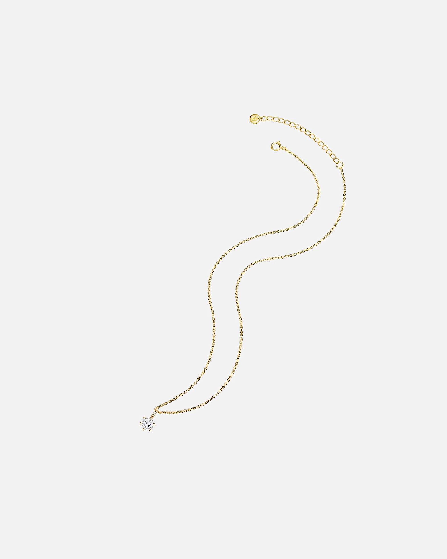 Collier for FemmeGlanzstücke MünchenCollier en argent Argent sterling Oxyde de zirconium (CZ) en Or jaune40,0 cm Basiskette + 5,0 cm Verlängerung