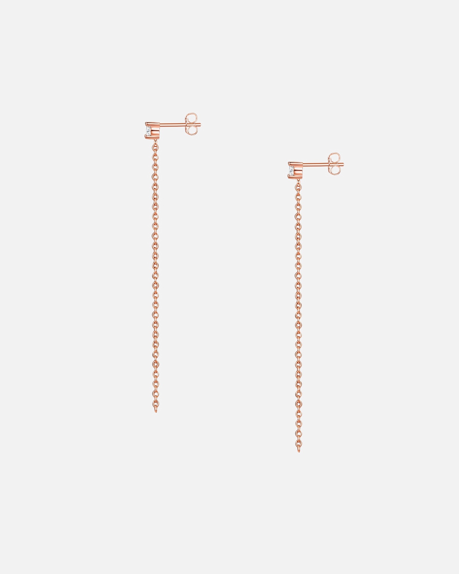 Boucle d'oreilles for FemmeGlanzstücke MünchenBoucles d'oreille en argent Argent sterling Oxyde de zirconium (CZ) en Or rose60,0 mm