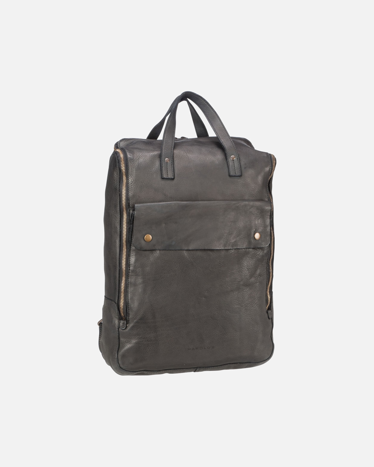 Rucksack für Unisex Harold's Submarine Rucksack Leder 37 cm Laptopfach schwarz