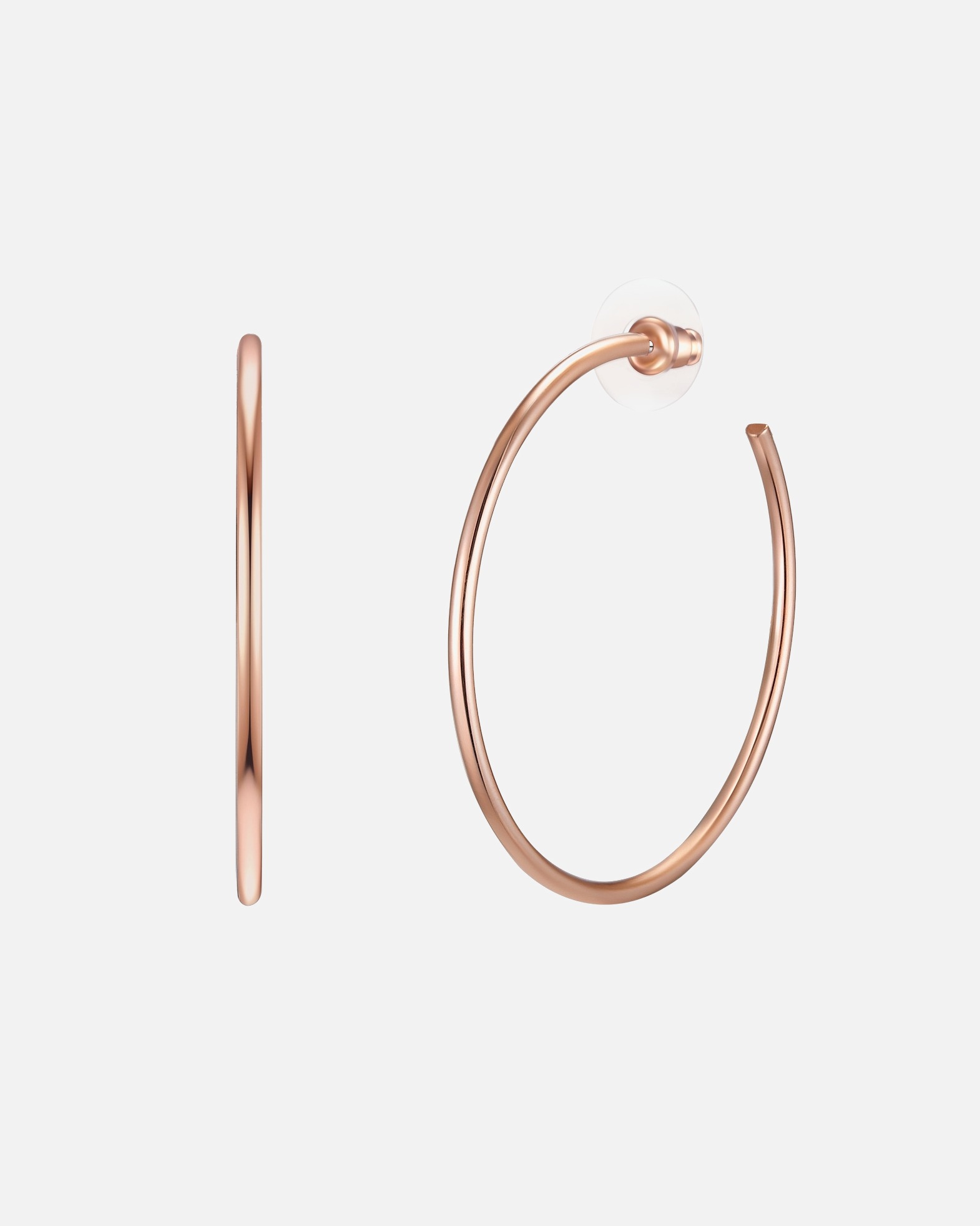 Créoles for FemmeCréoles tendance Métal en Or rose48,5 mm