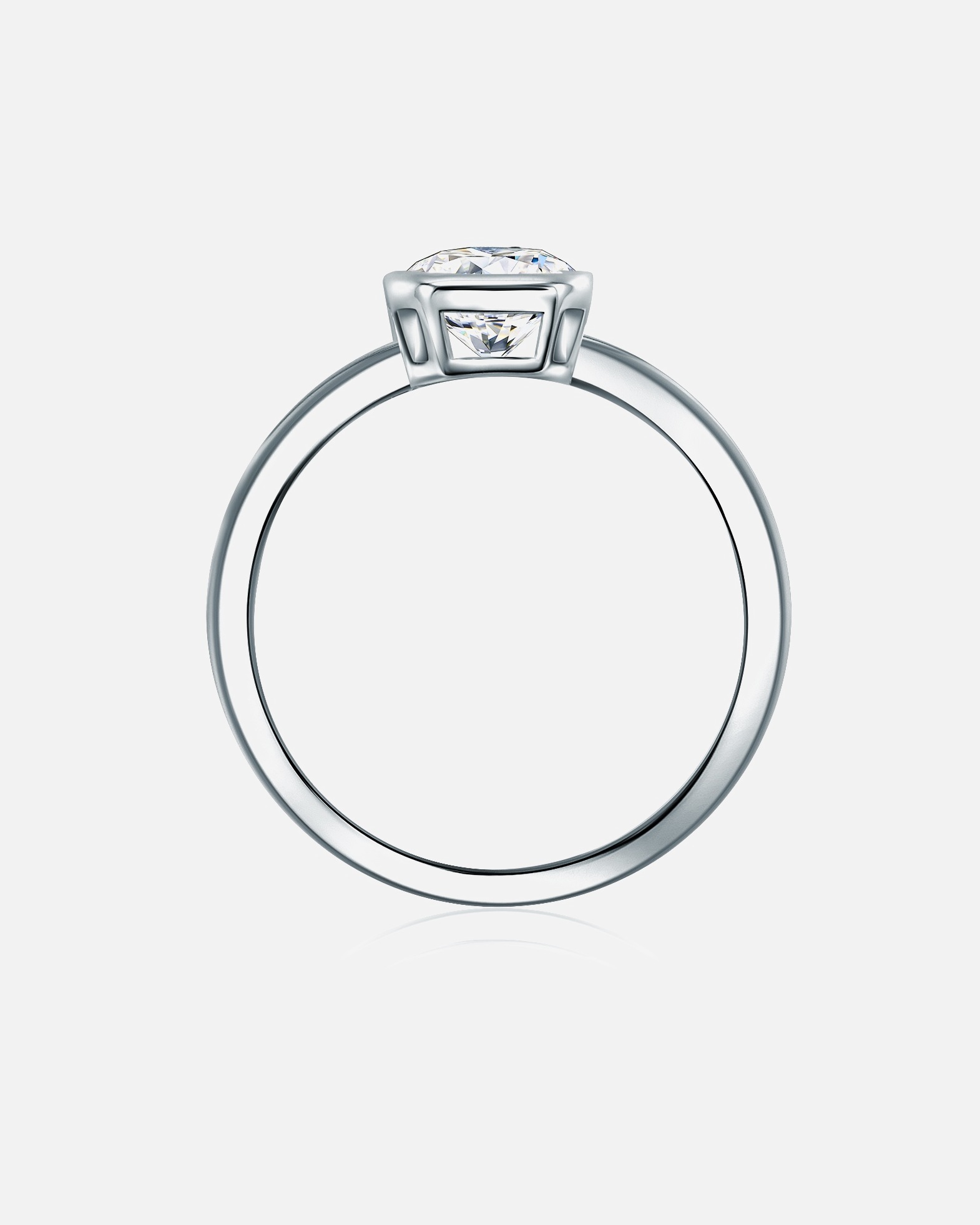 Bague for FemmeTrilaniBague en argent Argent sterling Oxyde de zirconium (CZ) en Argent56