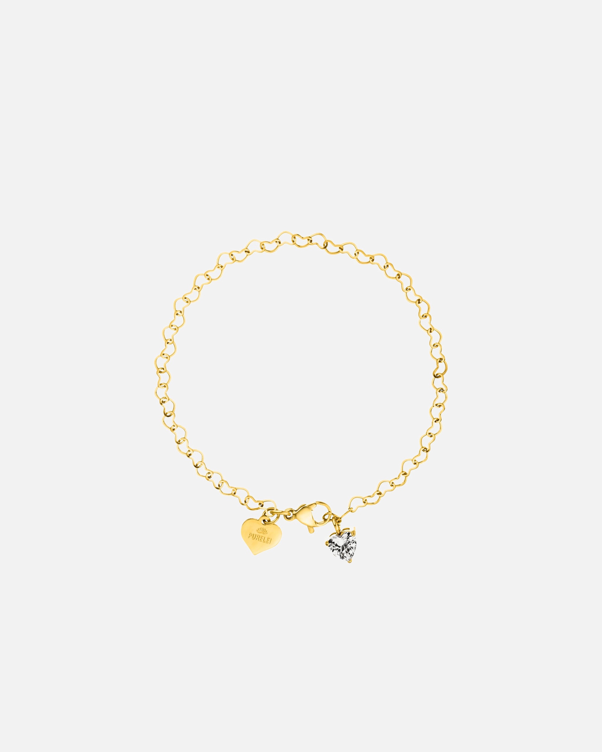 Armband für Weiblich Purelei Endless Love Armband 100% Edelstahl Gold