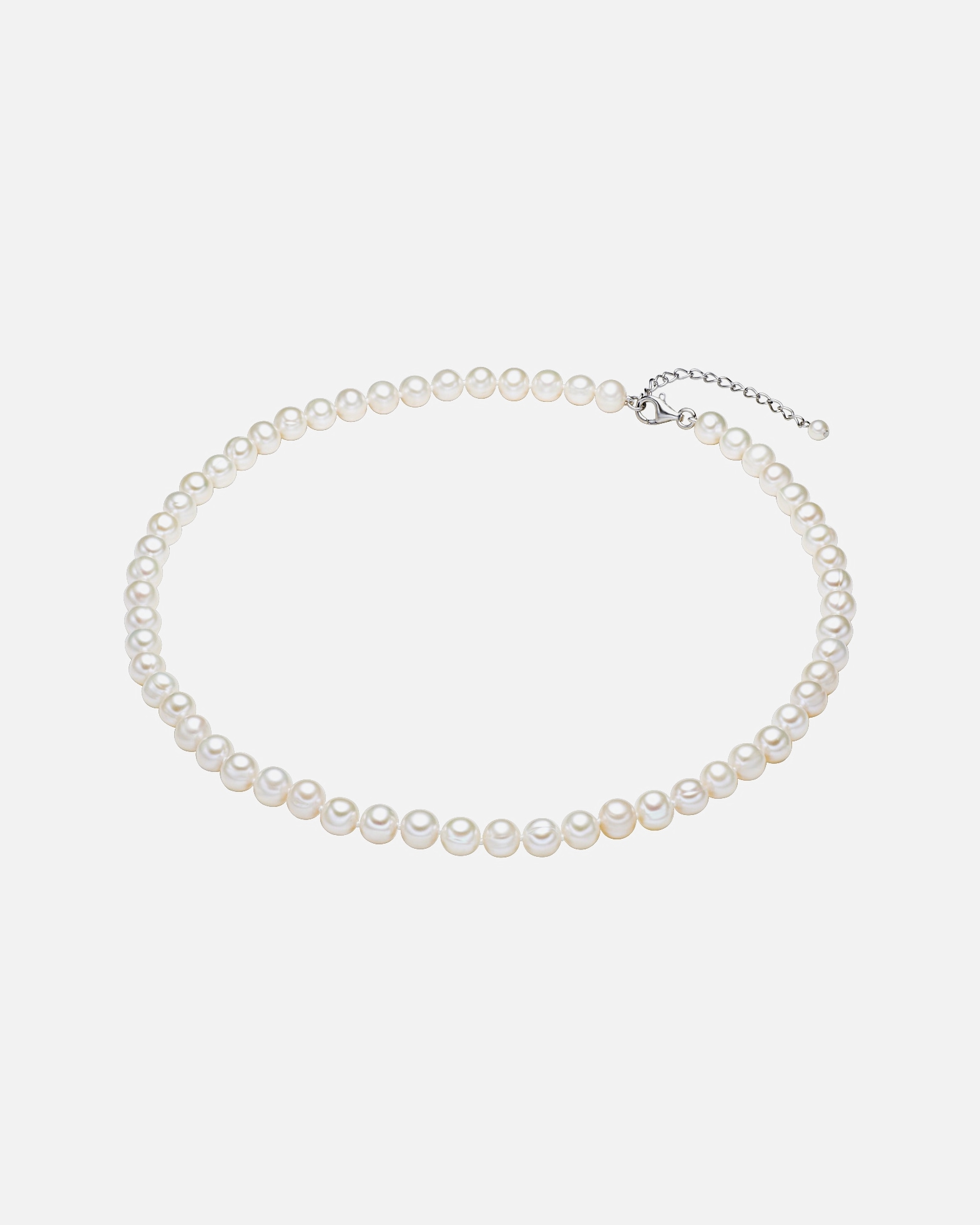 Collier for FemmeValero PearlsCollier de perles Perle de culture d'eau douce Perle de culture d'eau douce en Blanc50 cm + 5 cm