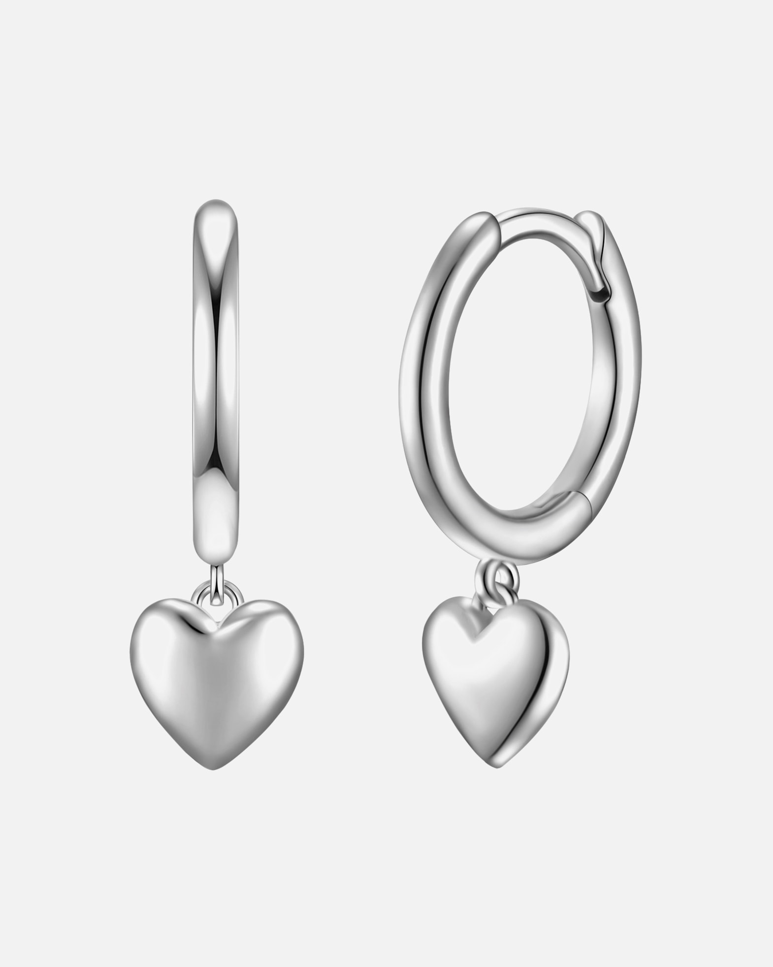 Créoles for FemmeCréoles Coeur en Argent Sterling en argent18,0 mm