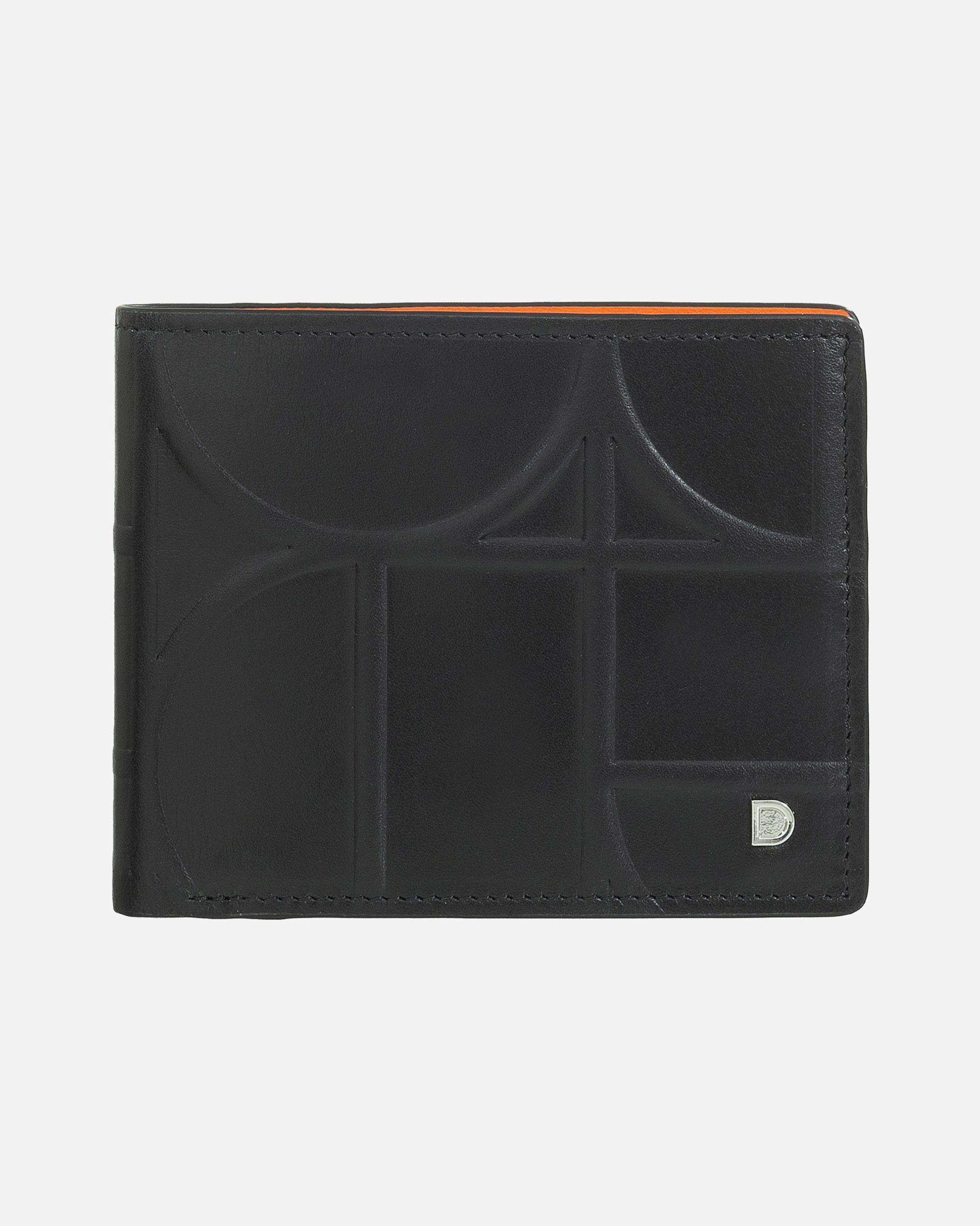 Portemonnaie für Männlich DuDu Up Herrengeldbörse black-orange