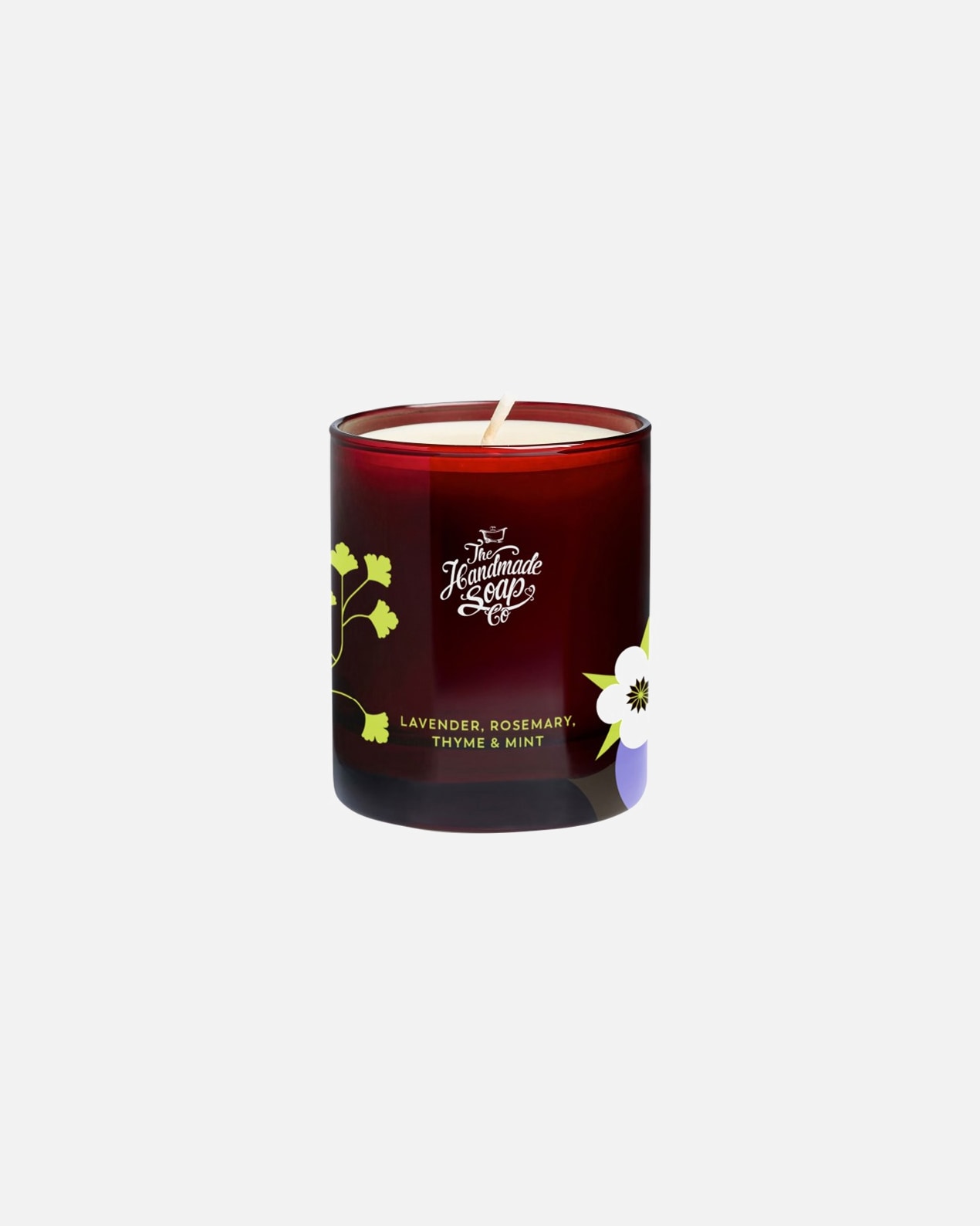 Bougie for UnisexeThe Handmade SoapLavender, Rosemary, Thyme & Mint Bougie au soja parfumée210 g