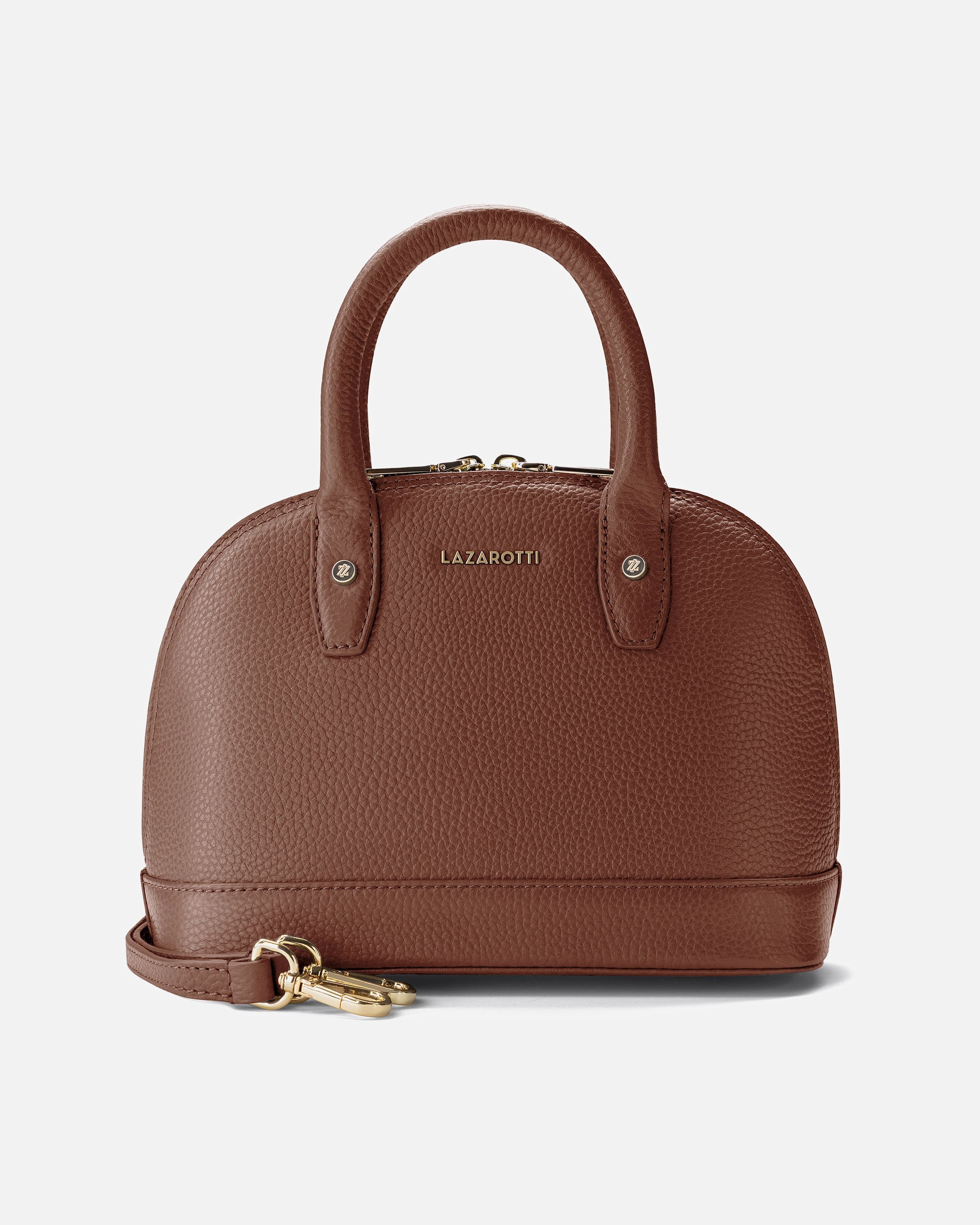 Pochette for FemmeBologna Leather Sac porté mainbrown 2