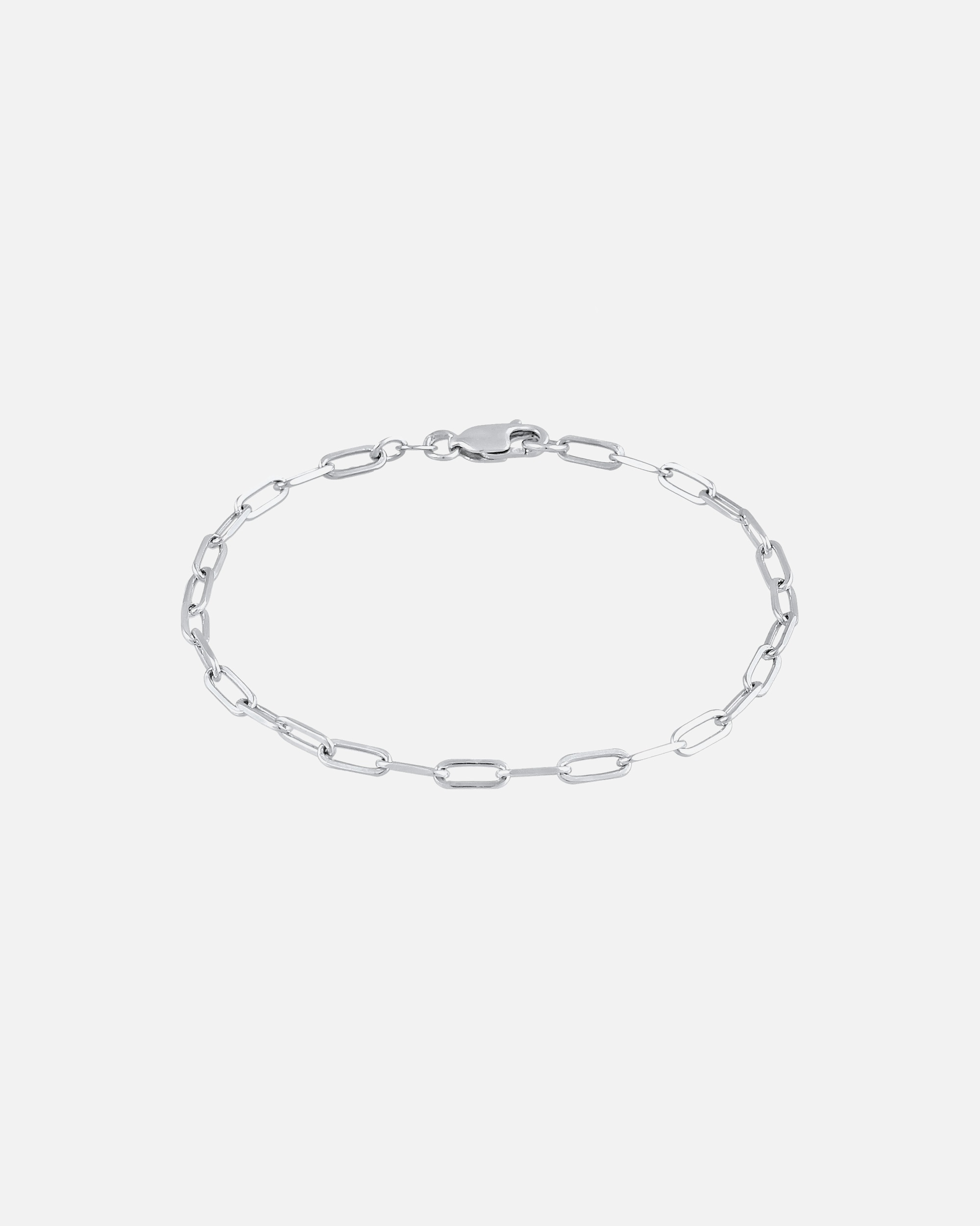 Bracelet for FemmeElliFemmes maillons Ovale Basic Chain Blogueur tendance en argent sterling 92520