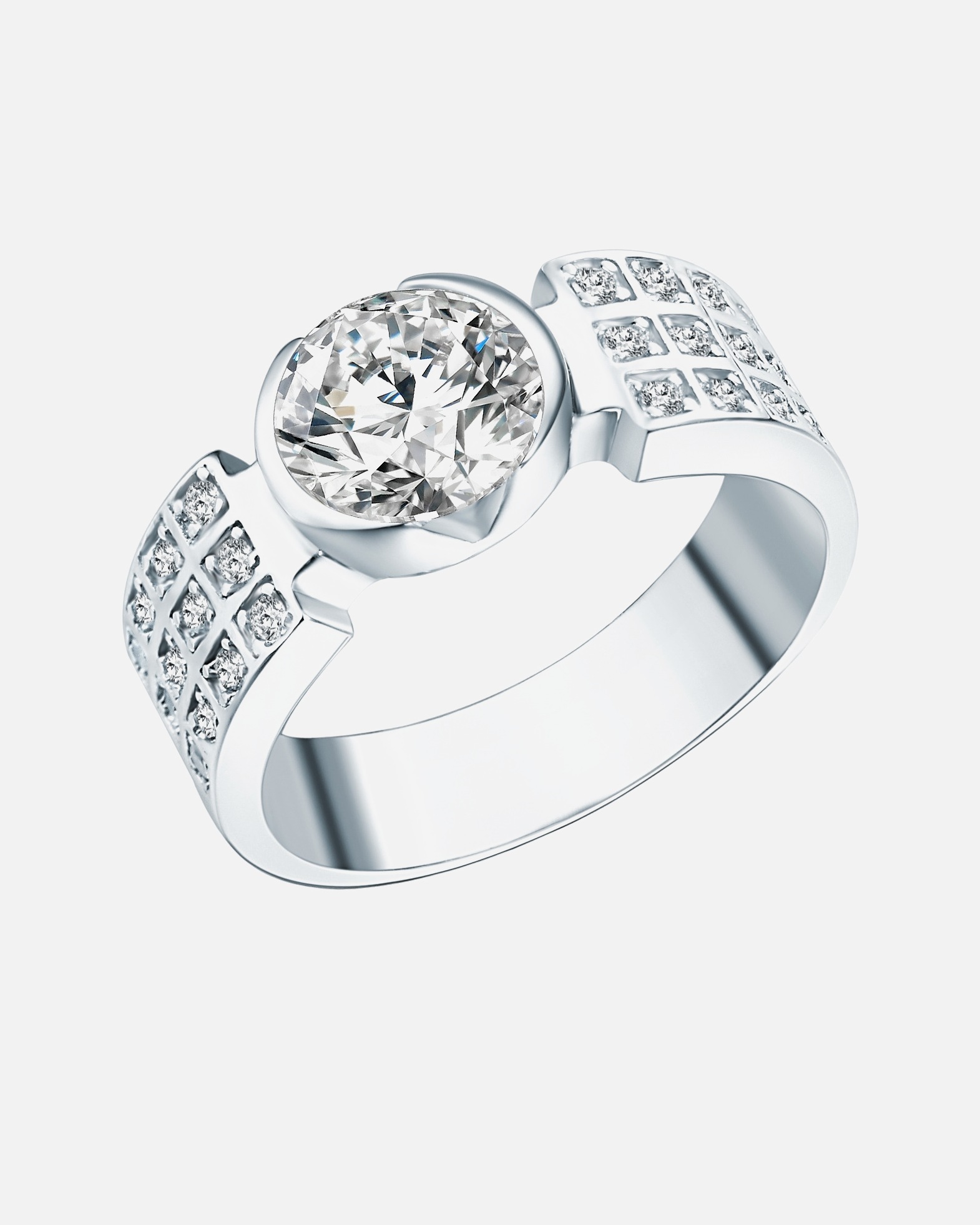 Bague for FemmeBague en argent Argent sterling Oxyde de zirconium (CZ) en Argent60