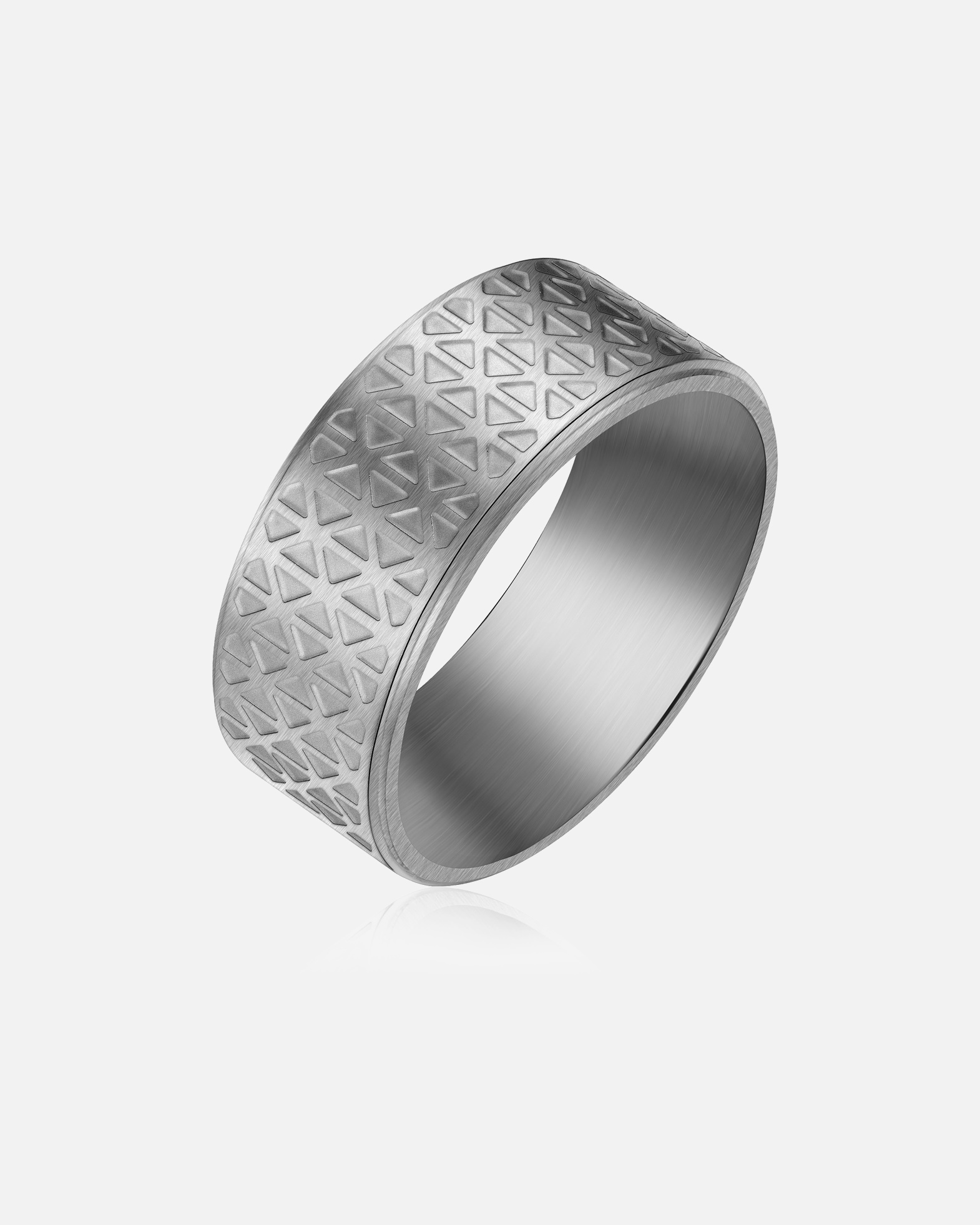 Bague for HommeTrue RebelsBague en Acier inoxydable en Gunmetal62