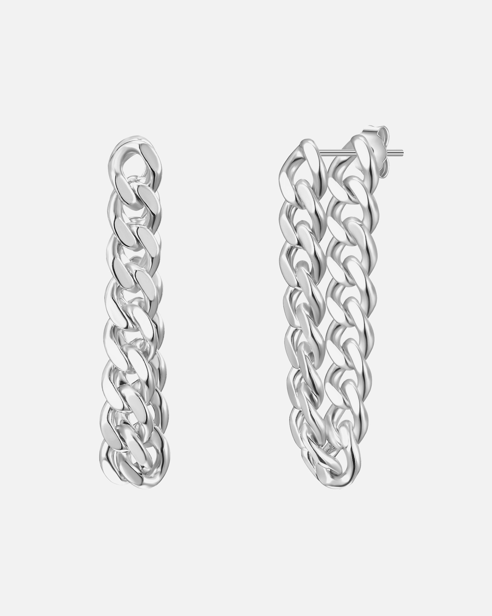 Boucle d'oreilles for FemmePuces d'oreilles en argent Argent sterling en Argent32,2 mm