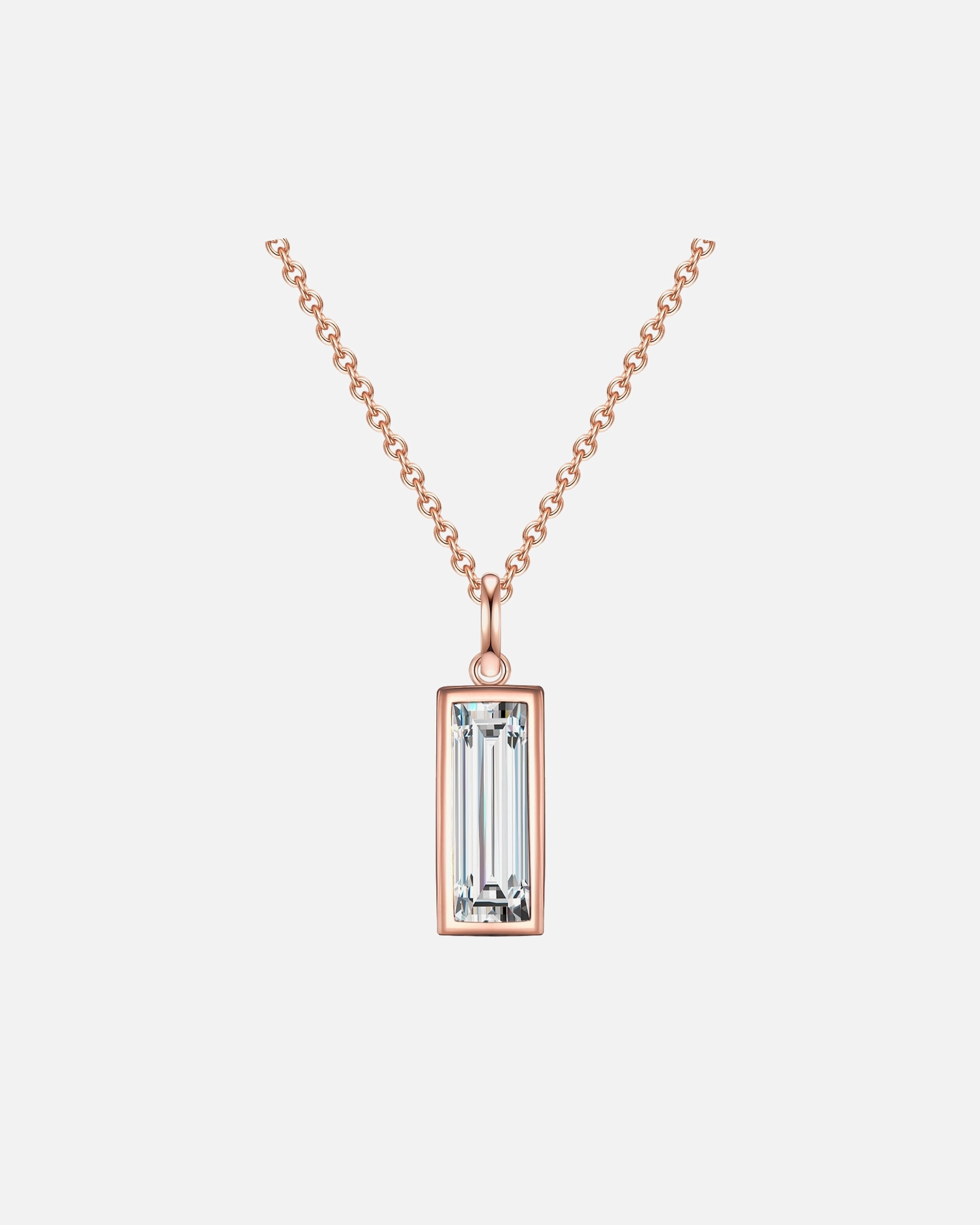 Collier for FemmeGlanzstücke MünchenCollier en argent Agate Oxyde de zirconium (CZ) en Or rose48,0 cm Basiskette + 5,0 cm Verlängerung