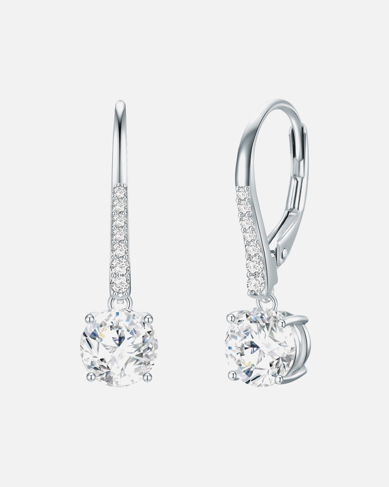 Boucle d'oreilles for FemmeBoucles d´oreilles Argent sterling Oxyde de zirconium (CZ) en Argent26,6 mm