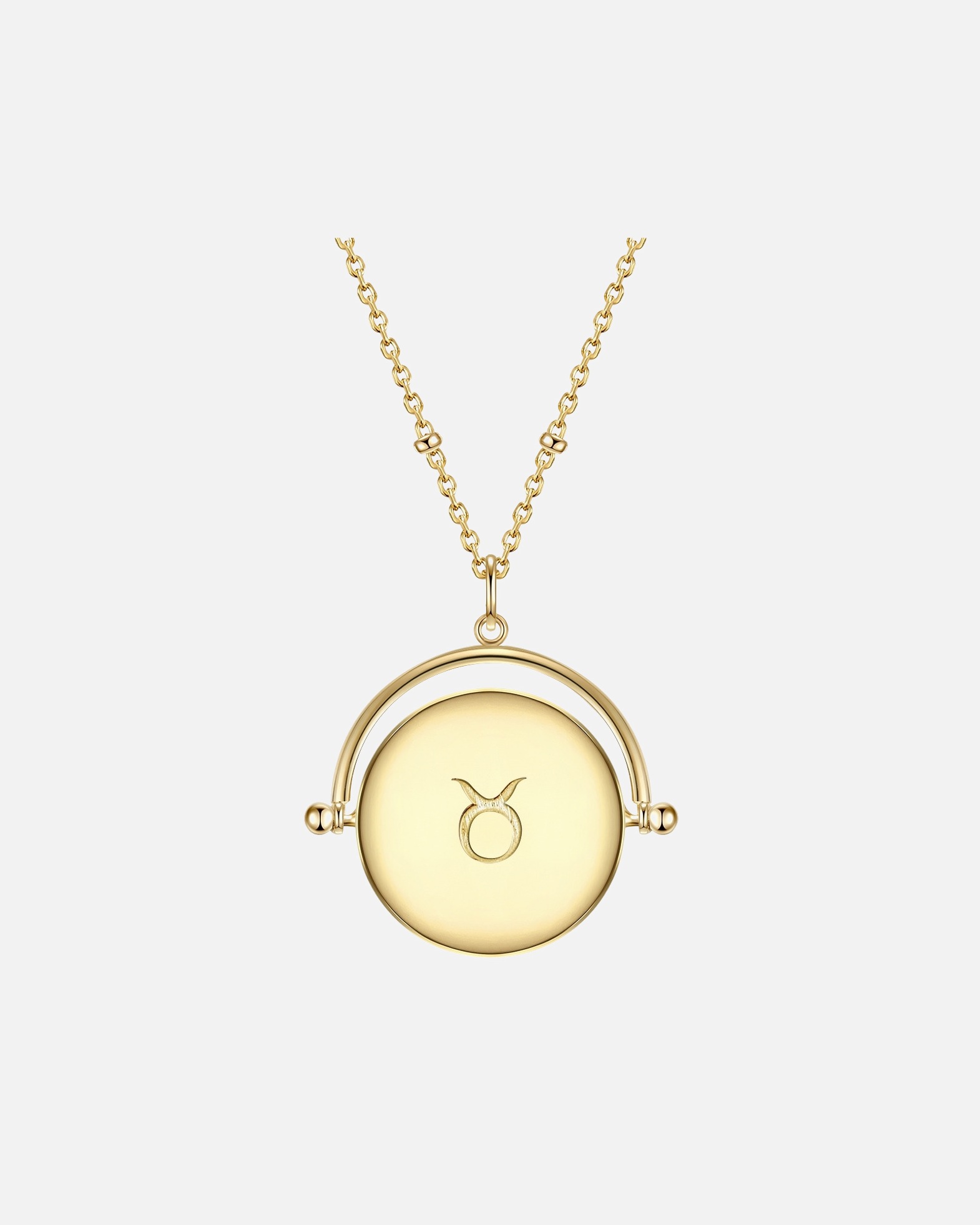 Collier for FemmeCollier en argent Zodiaque Taureau Argent sterling Oxyde de zirconium (CZ) en Or jaune50,0 cm Basiskette + 5,0 cm Verlängerung