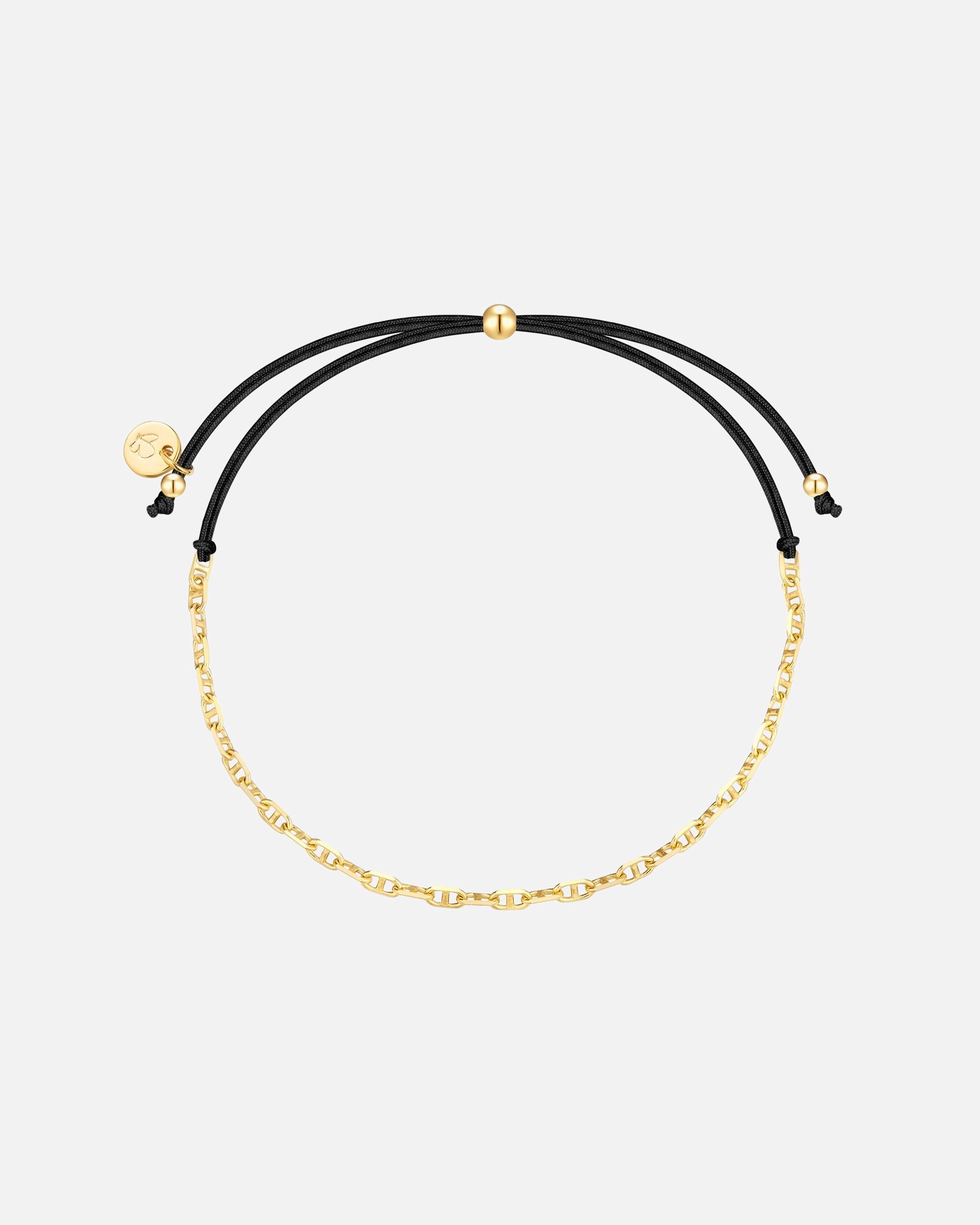 Bracelet for FemmeBracelet en argent sterling en or jaune15,0 - 22,0 cm, flexibel einstellbar