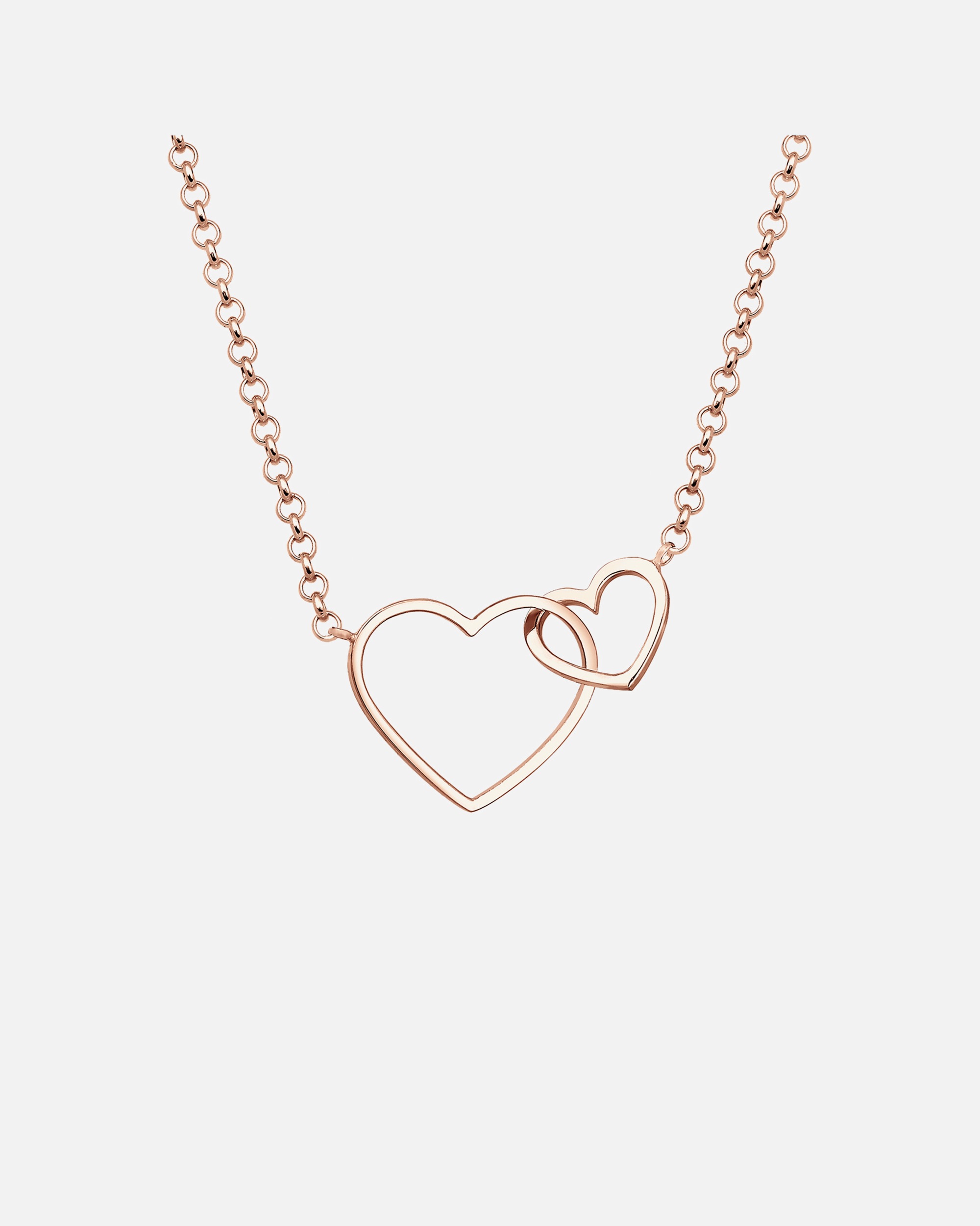 Halskette für Weiblich Elli Herz Unendlichkeit Liebe 925 Silber 55