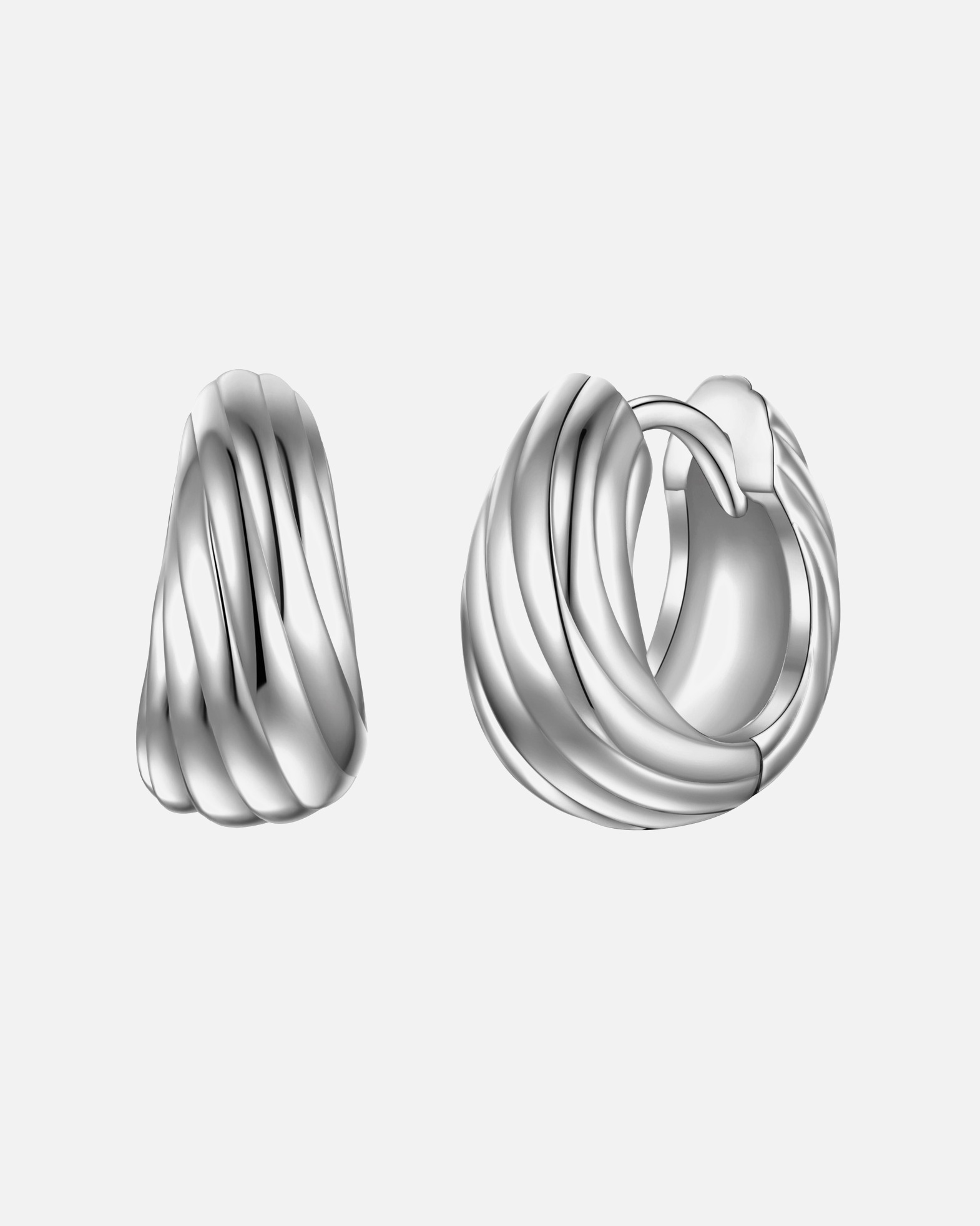 Créoles for FemmeBoucles d´oreilles en Argent sterling en Argent12,6 mm