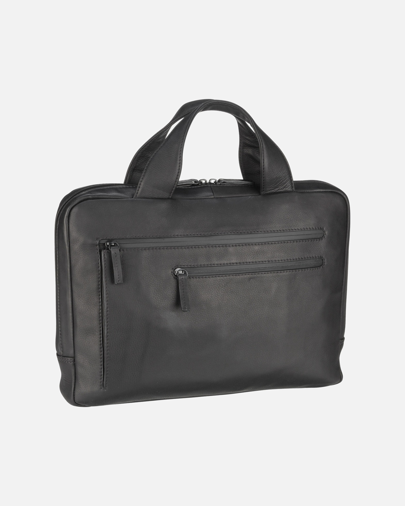 Sac pour ordinateur portable for HommeLeonhard HeydenPorte-documents Den Haag en cuir 38 cm pour ordinateur portableschwarz
