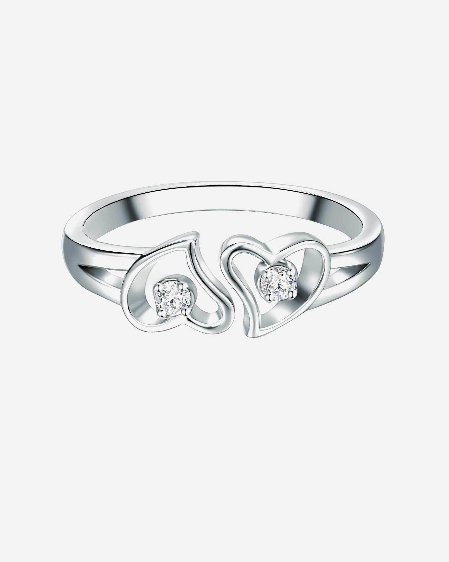 Bague for FemmeTrilaniBague en argent Argent sterling Oxyde de zirconium (CZ) en Argent52