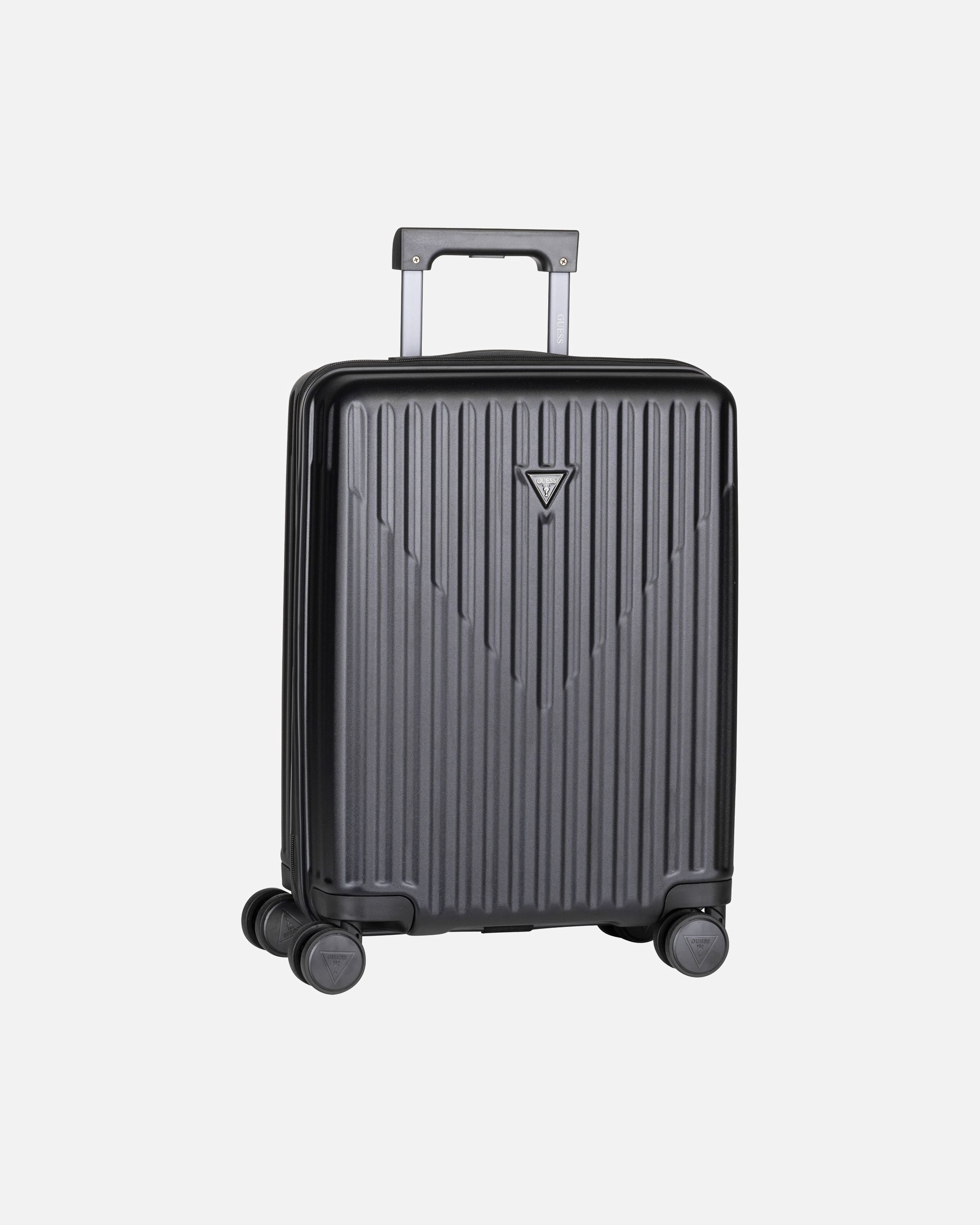 Valise for UnisexeGUESSOlbia 4 roulettes Trolley de cabine S 54 cmblack