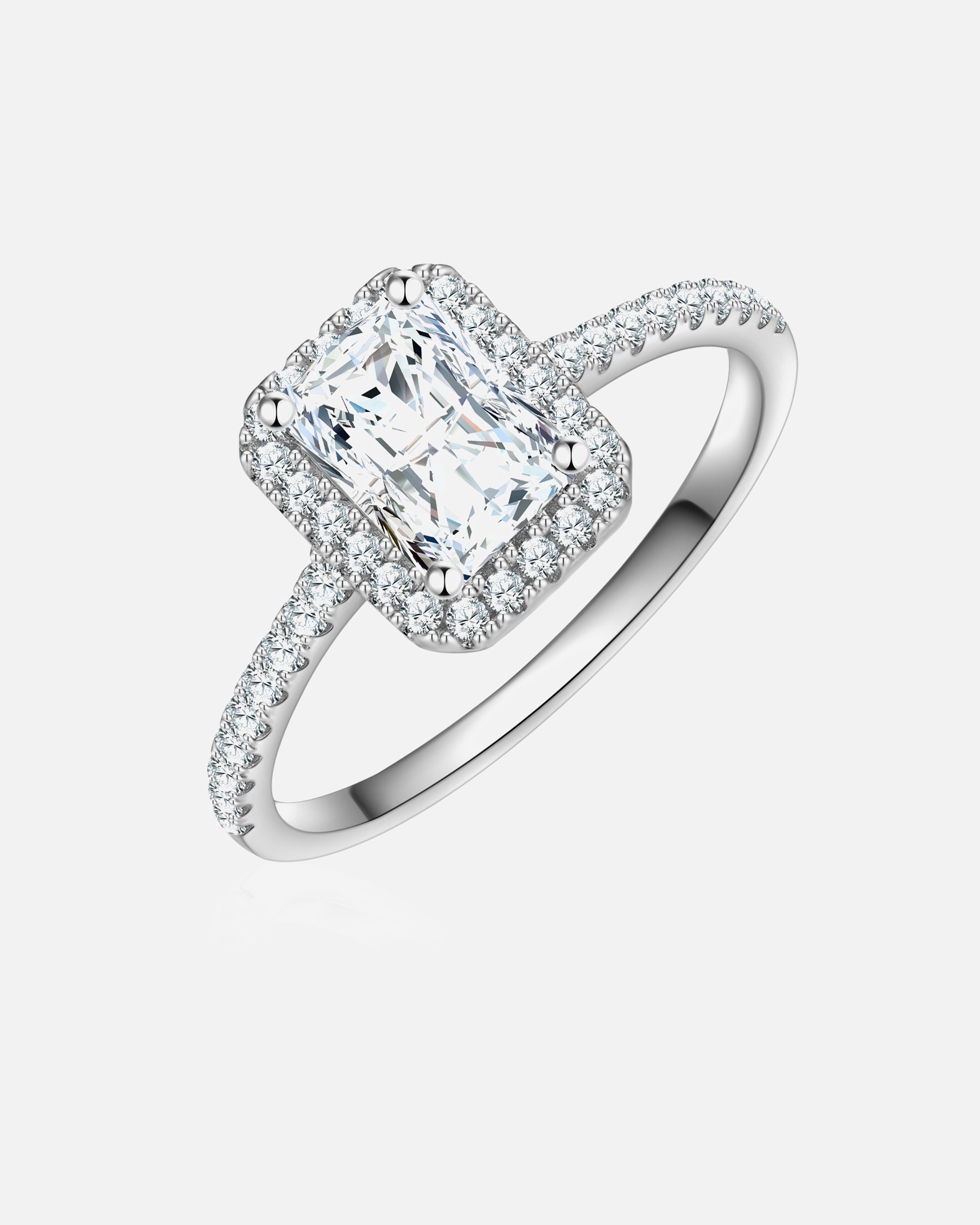 Bague for FemmeTrilaniBague en Argent Sterling en argent avec Zirconium56