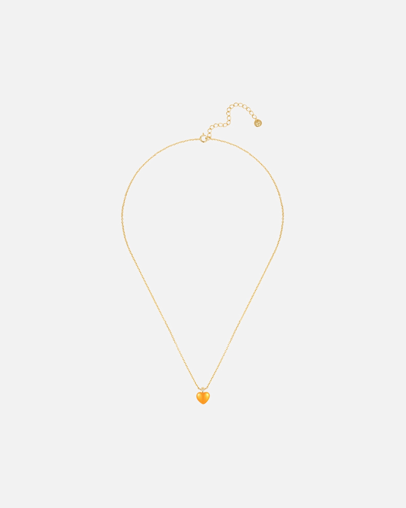 Collier for FemmeGlanzstücke MünchenChaîne Coeur en Argent sterling en Or jaune40,0 cm Basiskette + 5,0 cm Verlängerung