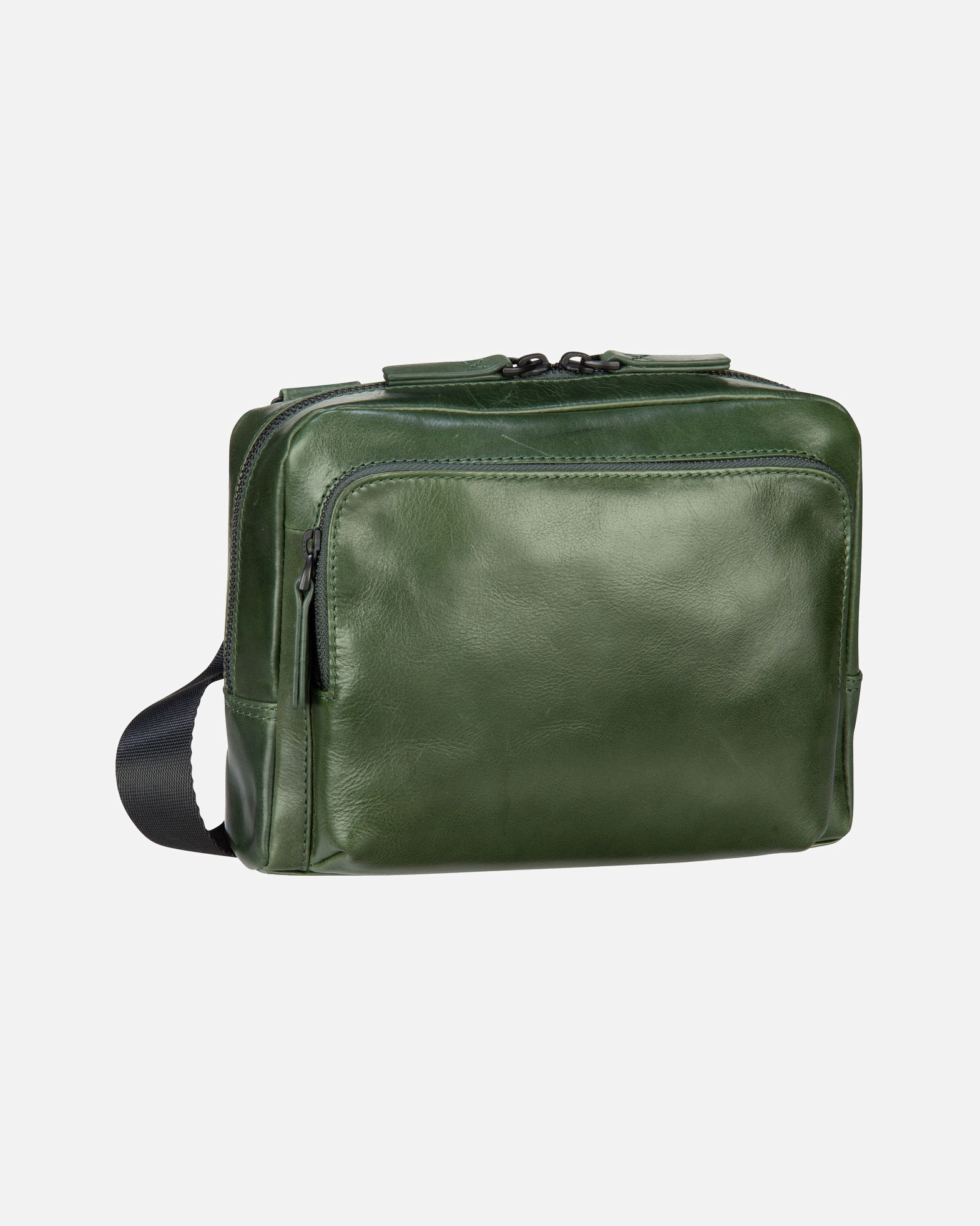 Umhängetasche für Männlich Leonhard Heyden Porto Umhängetasche flaschengrün