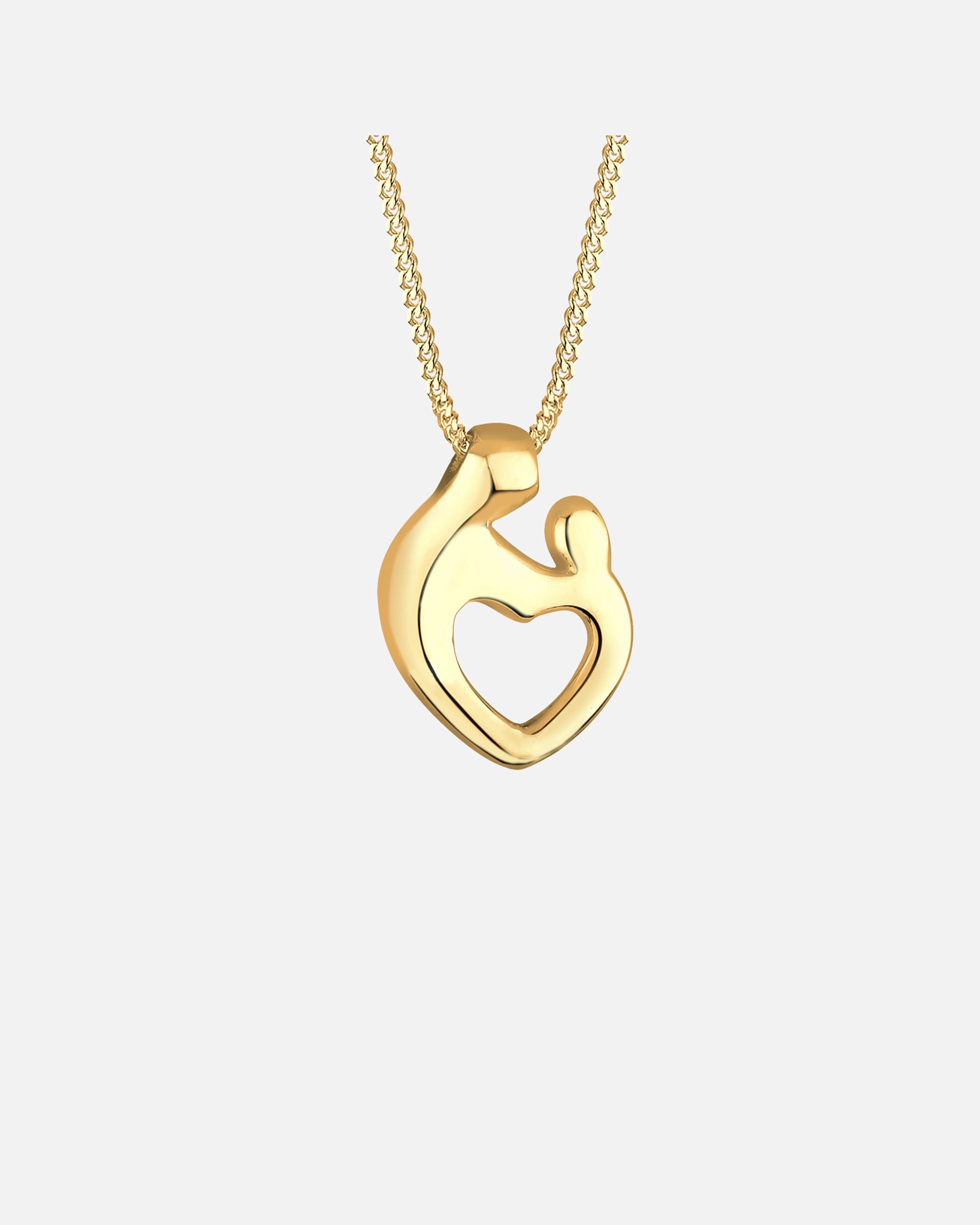 Halskette für Weiblich Elli Mutter & Kind Verbundenheit 925 Sterling Silber 55