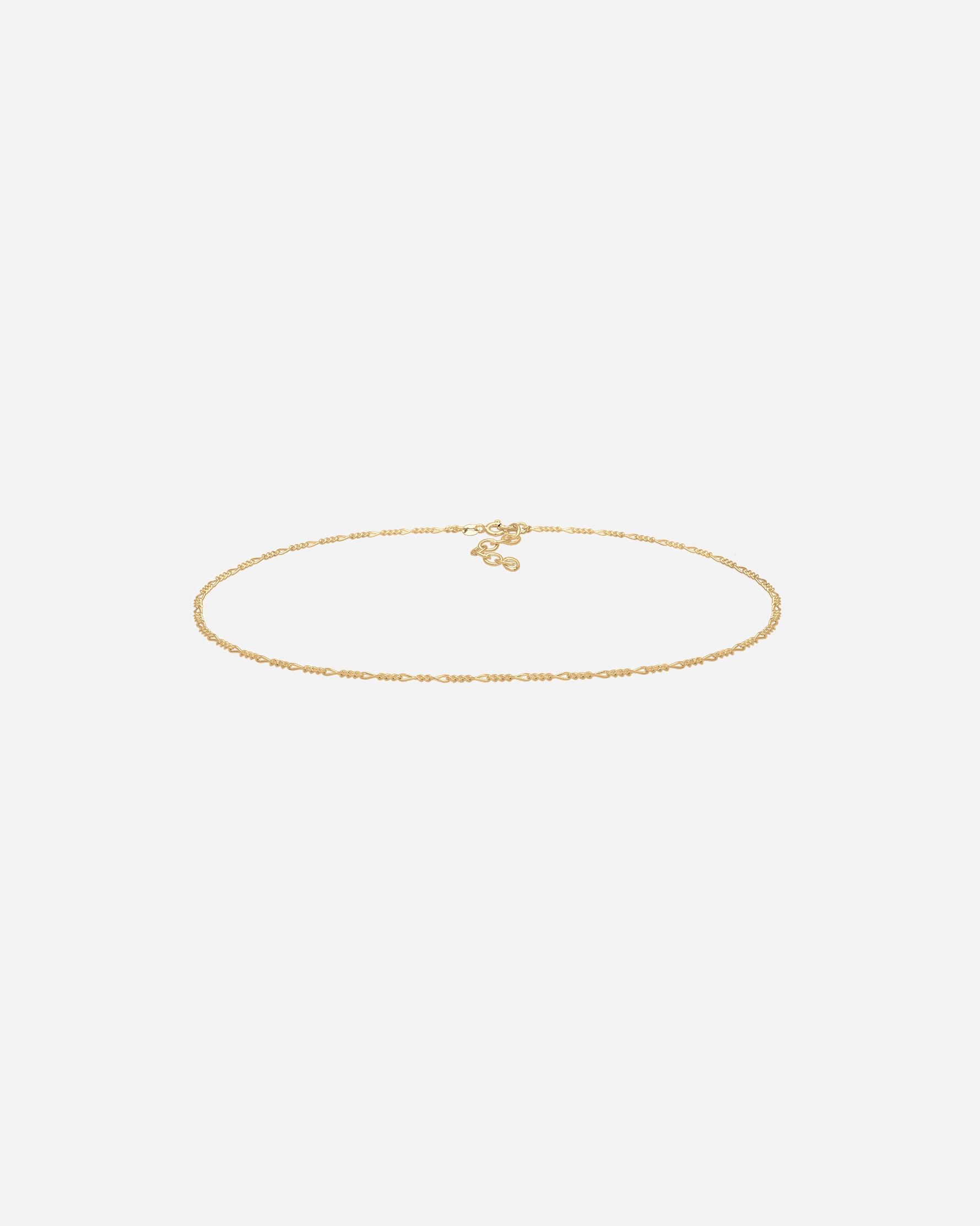 Halskette für Weiblich Elli Choker Figaro Basic Blogger 925 Sterling Silber goldfarben