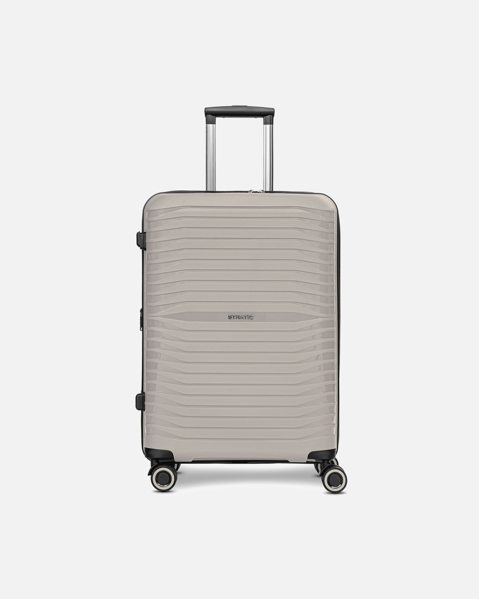 Valise trolley for HommeShine 4 roues trolley 65 cm avec soufflet extensibletaupe