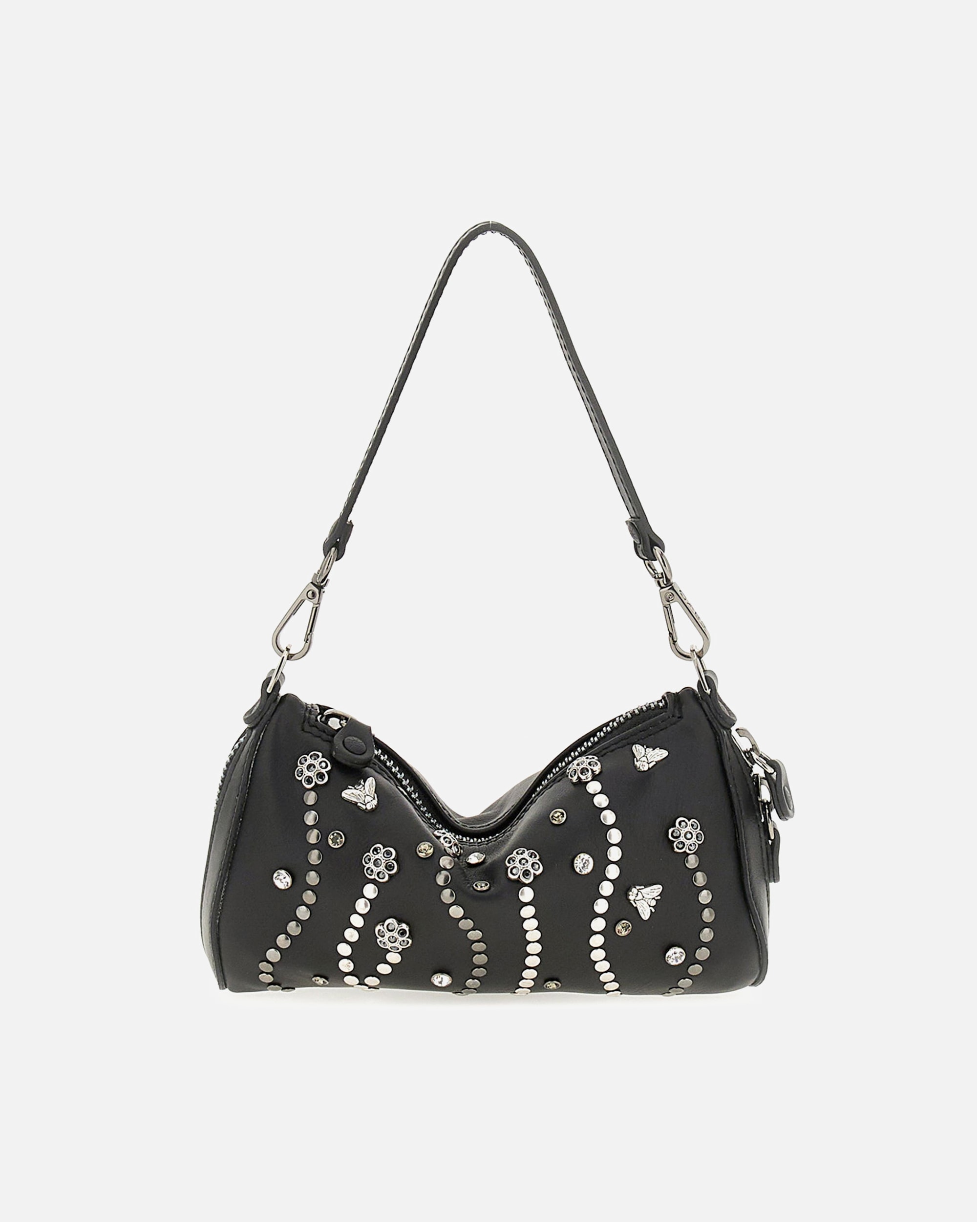 Gabs Pepita Schultertasche Leder 20 cm mit Dehnfalte Tasche