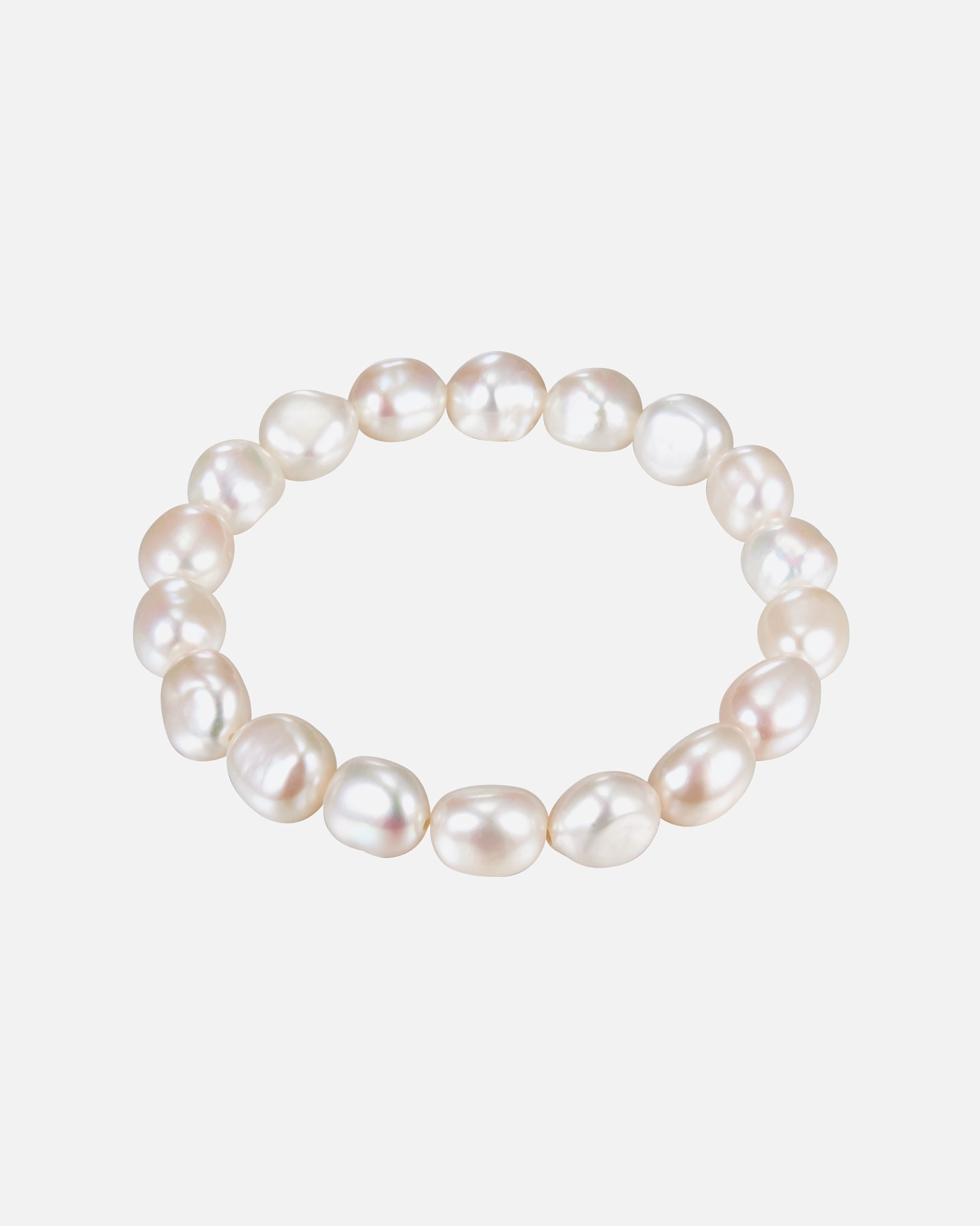 Bracelet for FemmeBracelet en perles Perle de culture d'eau douce Perle de culture d'eau douce en Blanc20,0 cm