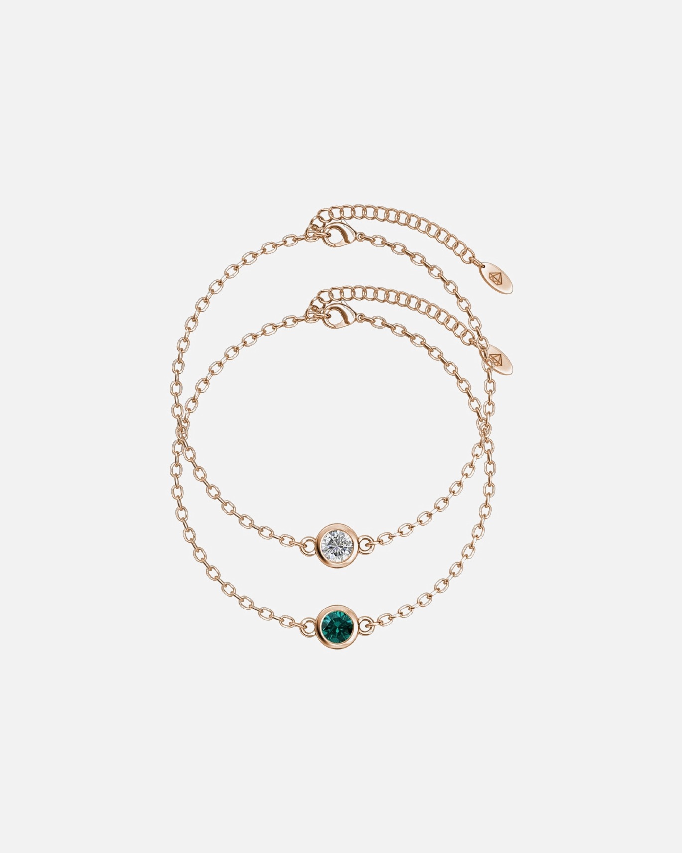 Armband für Weiblich MYC-Paris Geburtsstein-Kettenarmbänder Roségold