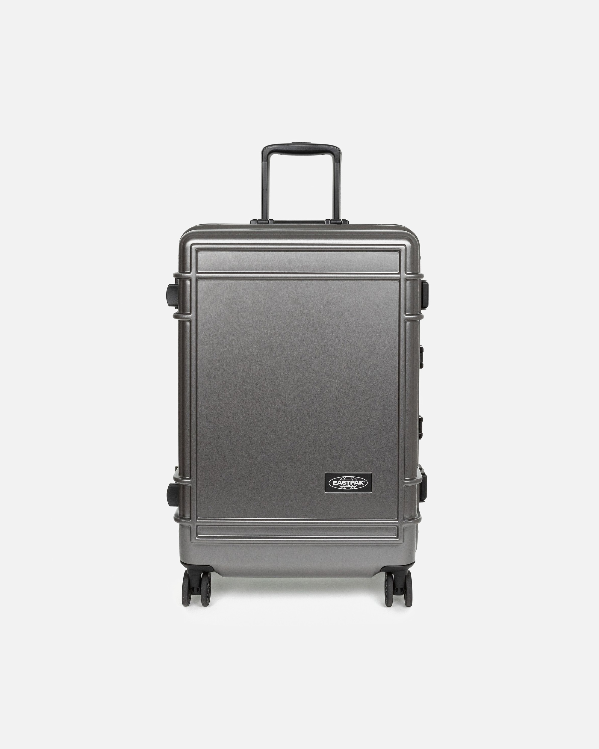 Valise trolley for HommeEastpakResist'r Case 4 roulettes Trolley M 69 cmbrushed metal