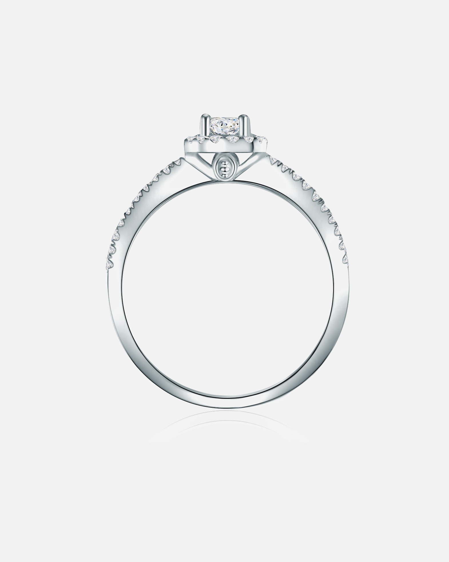 Bague for FemmeTrilaniBague en argent Argent sterling Oxyde de zirconium (CZ) en Argent52