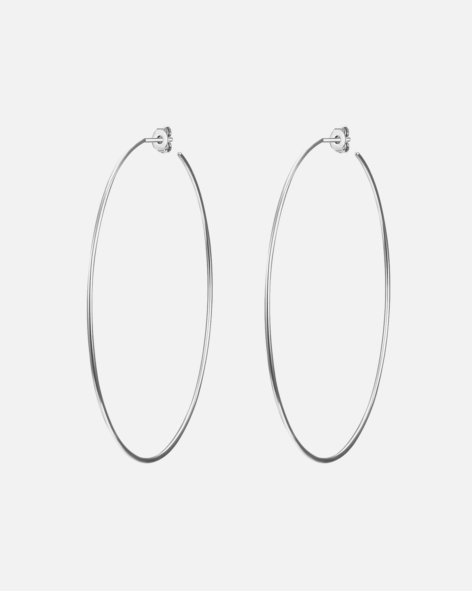 Créoles for FemmeCréoles en argent Argent sterling en Argent66,0 mm