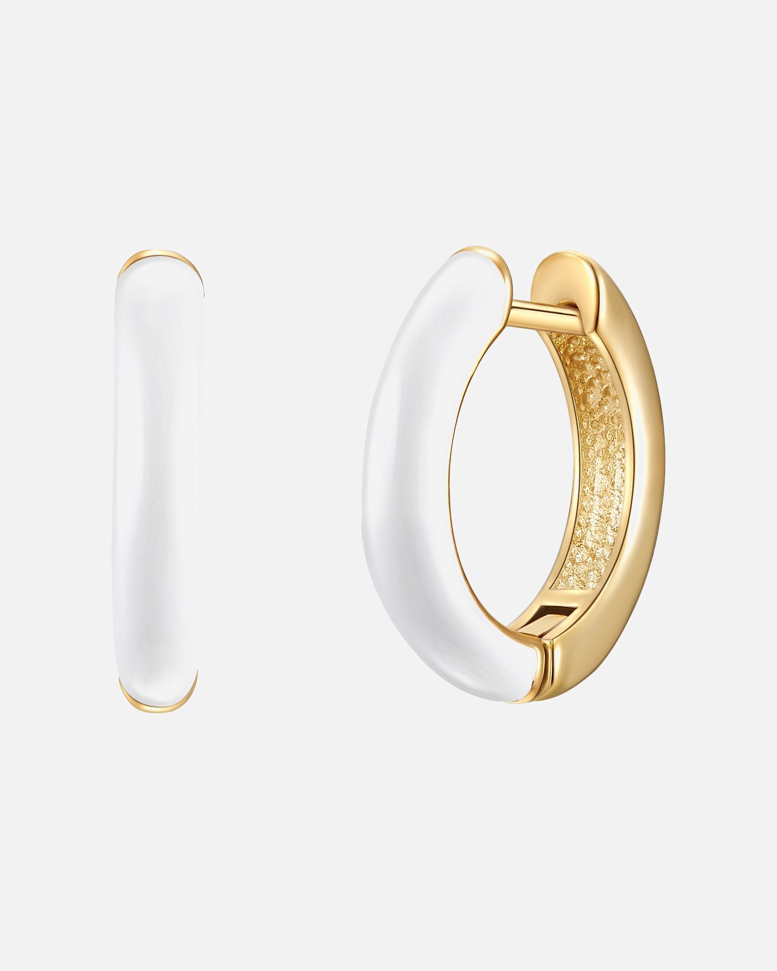 Boucle d'oreilles for FemmeYokoamiiCréoles tendance Métal en Or jaune16,7 mm