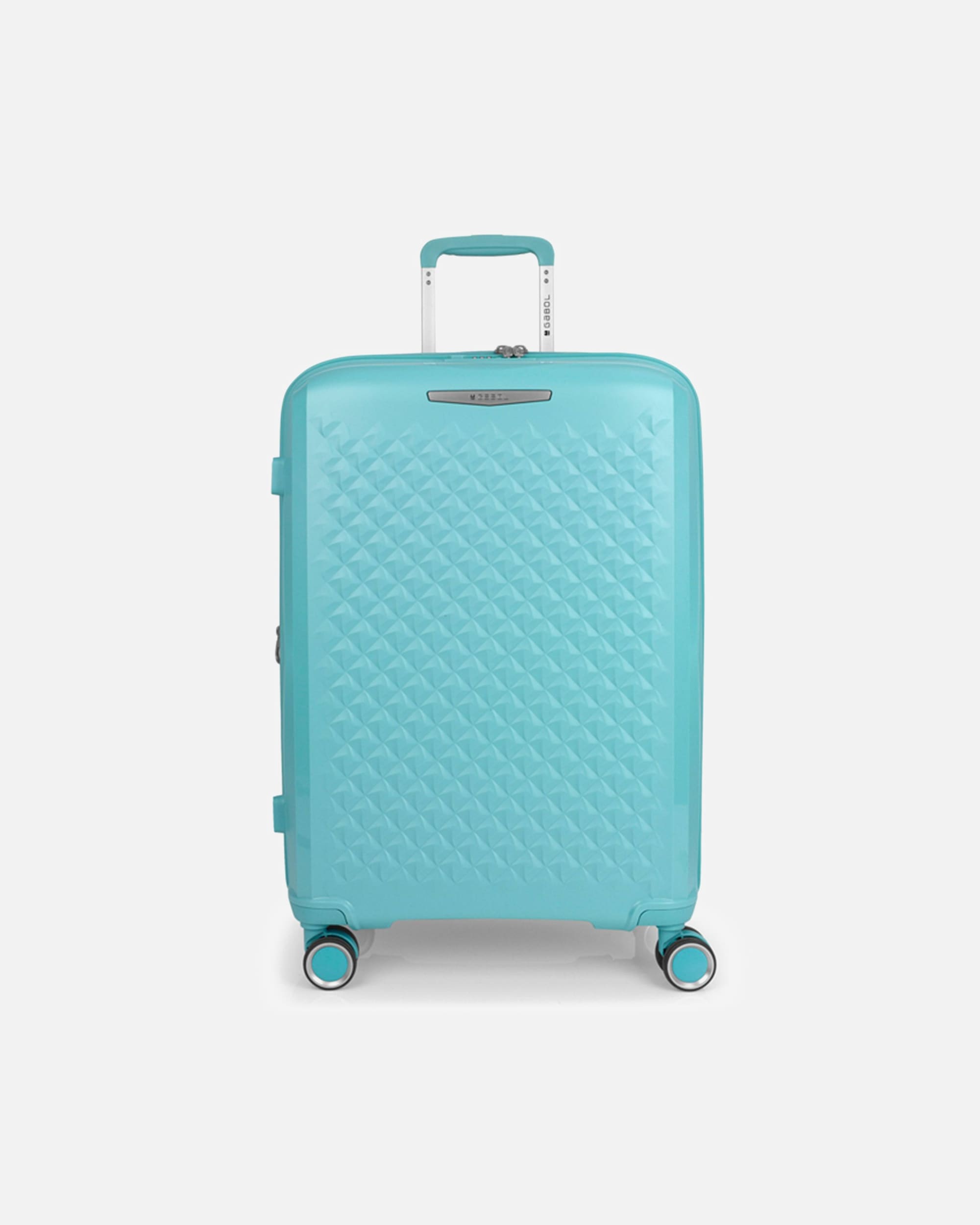 Valise for HommeGabolQueens 4 roulettes Trolley M 64.5 cm avec soufflet d'extensionverde menta