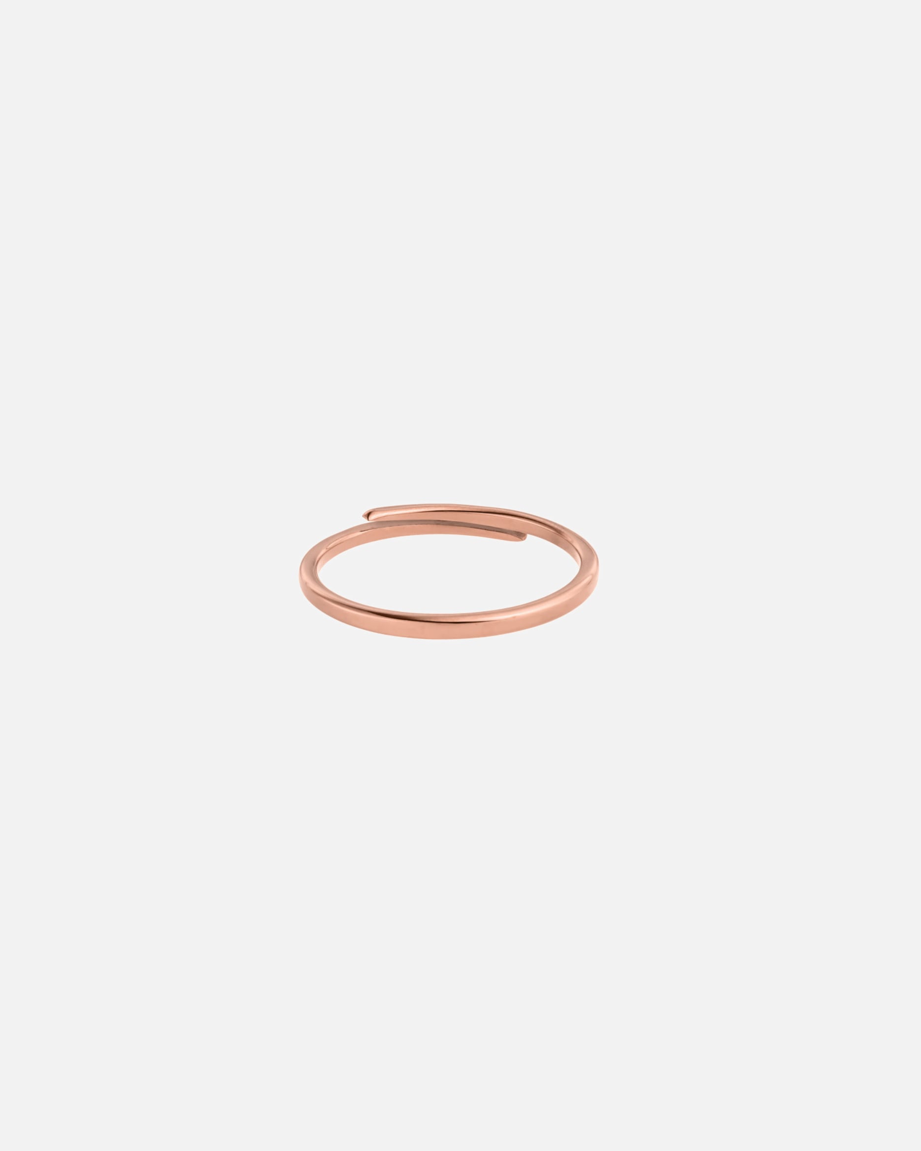 Bague for UnisexePureleiForever Anneau 100% acier inoxydableOr Rose